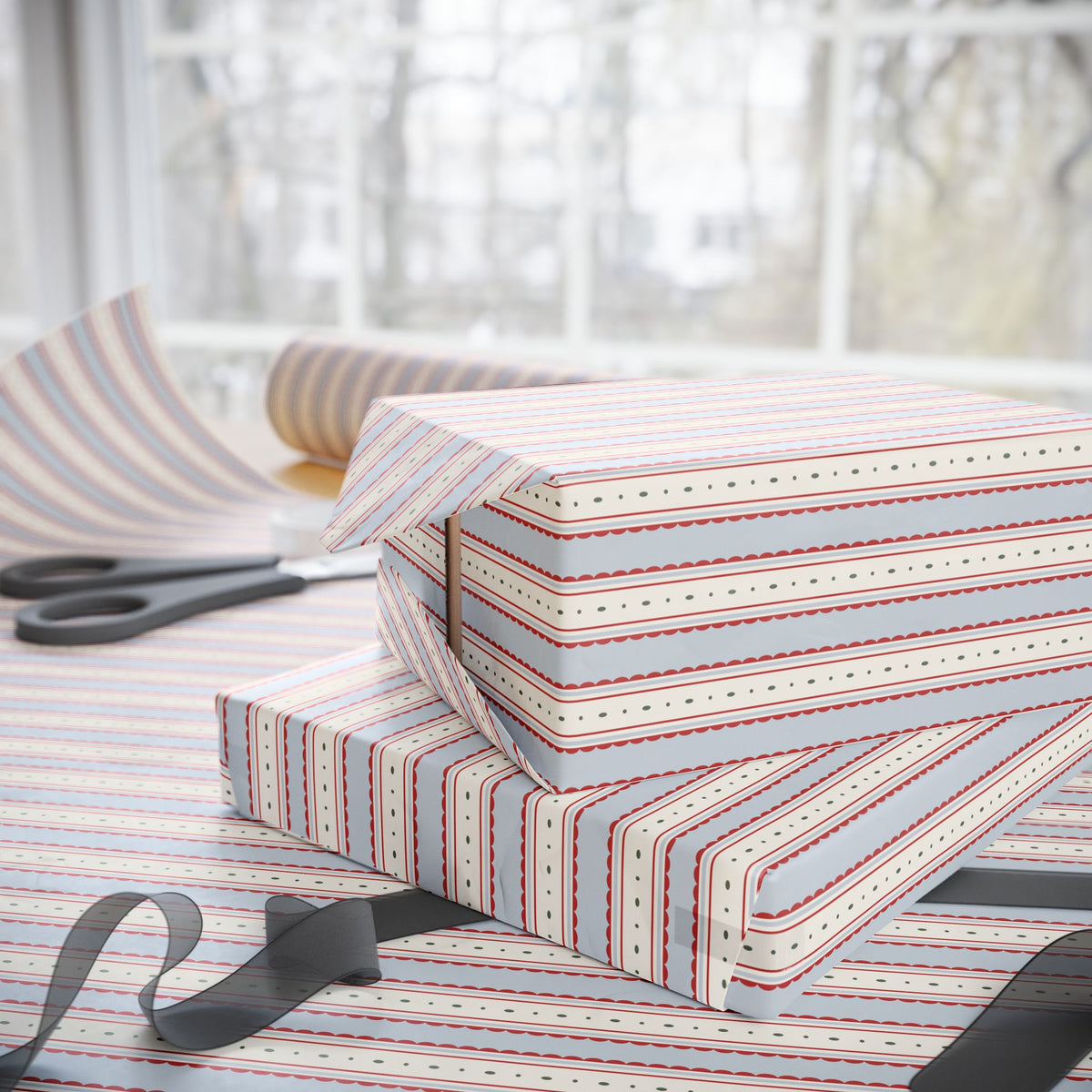 Whimsy Stripes Wrapping Paper