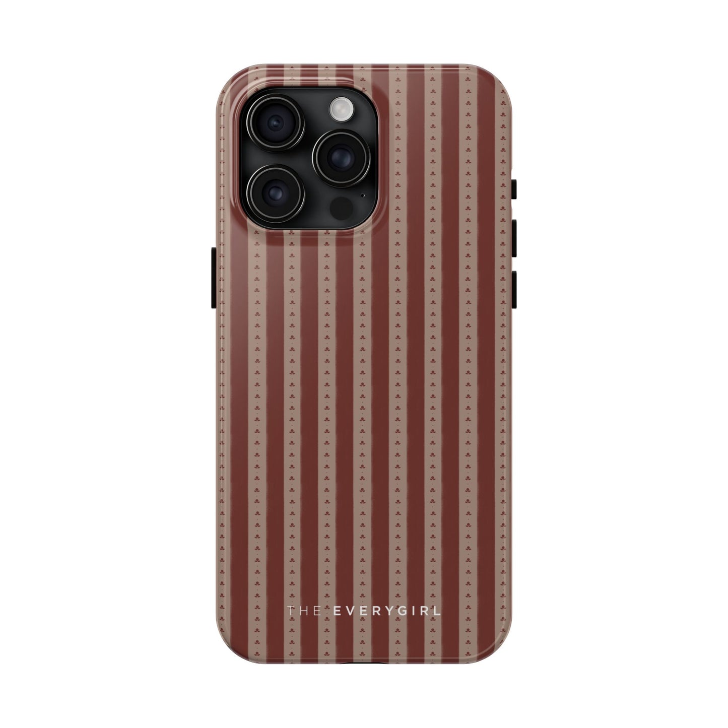 Muted Red Stripe IPhone Case