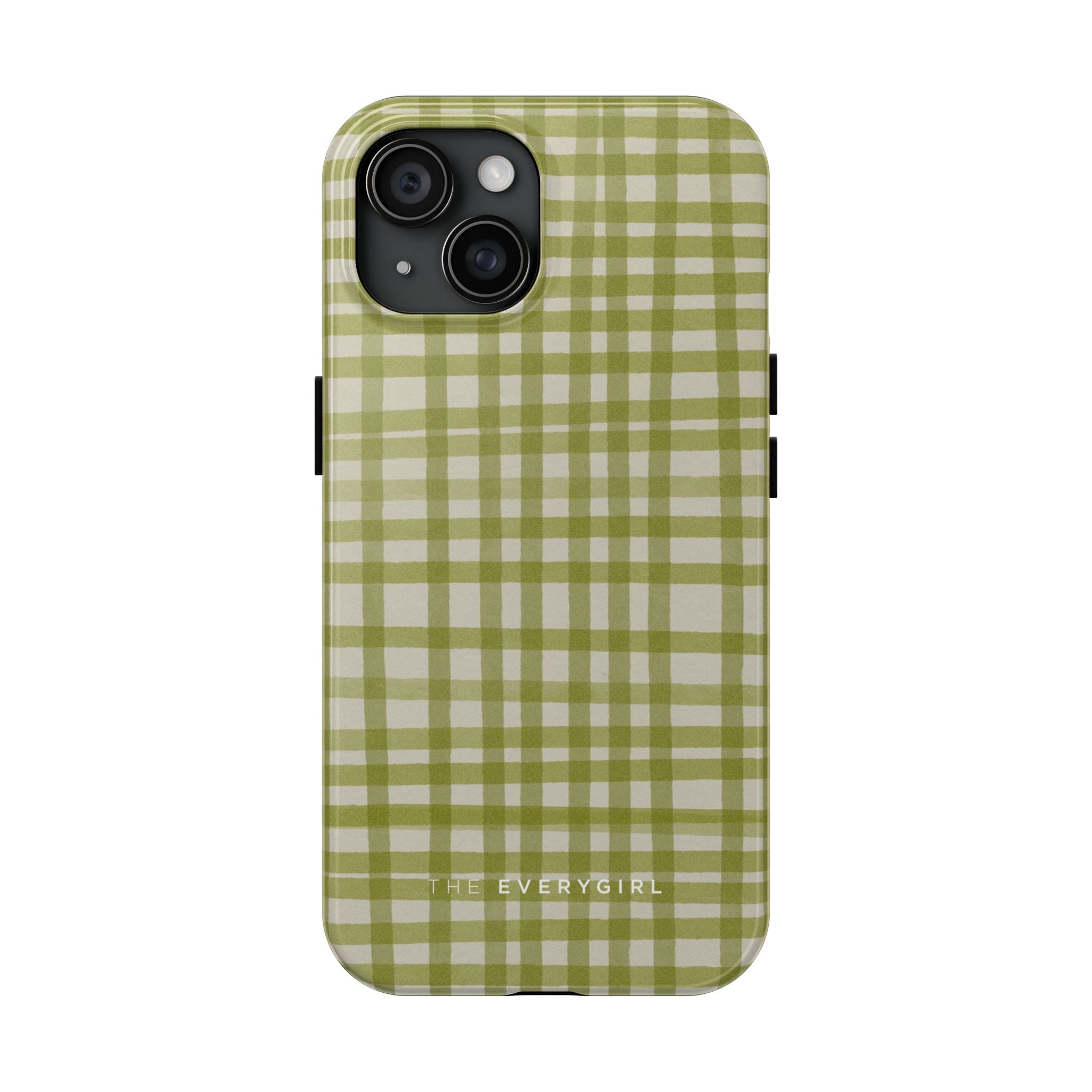 Green Gingham Phone Case