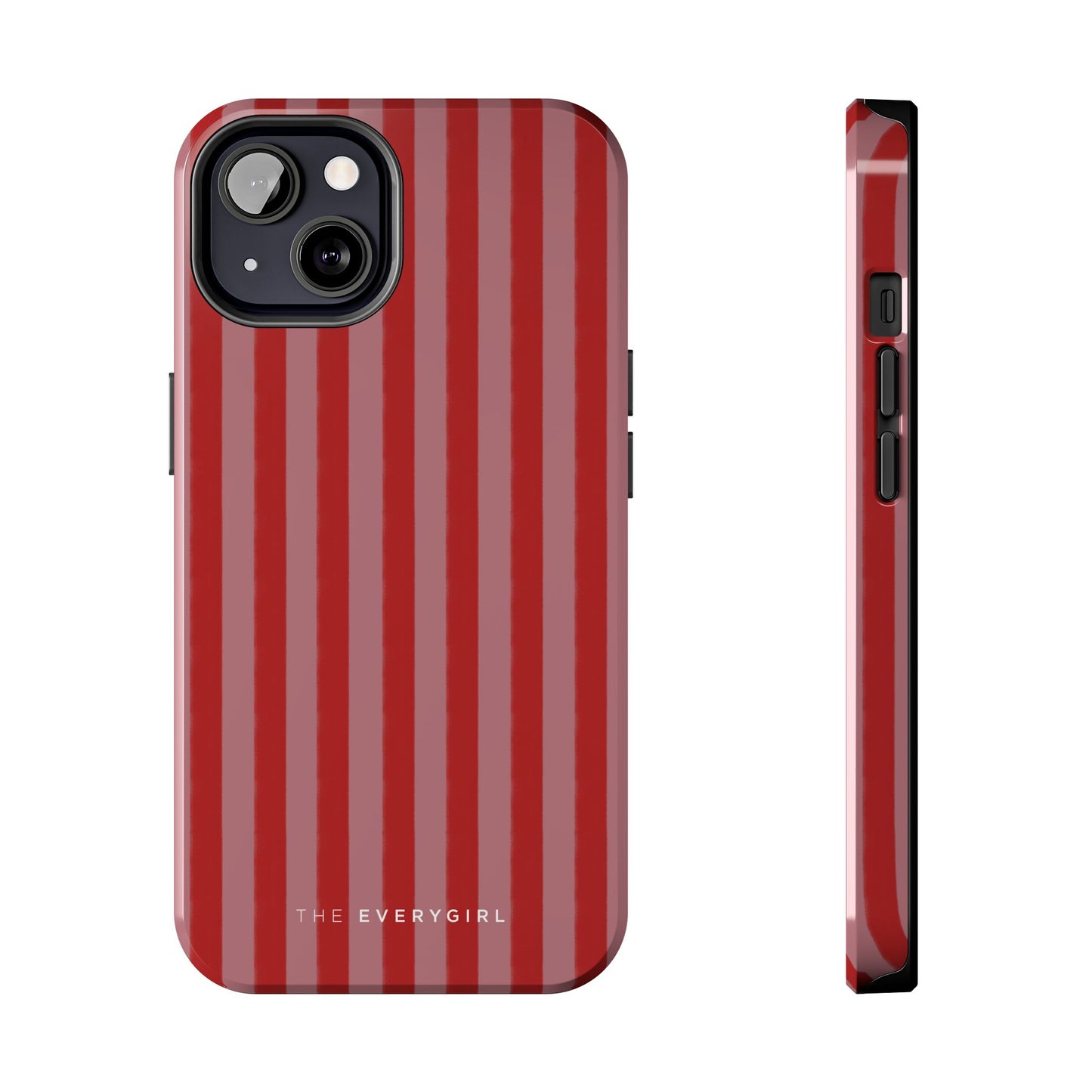Red & Pink Stripes IPhone Case