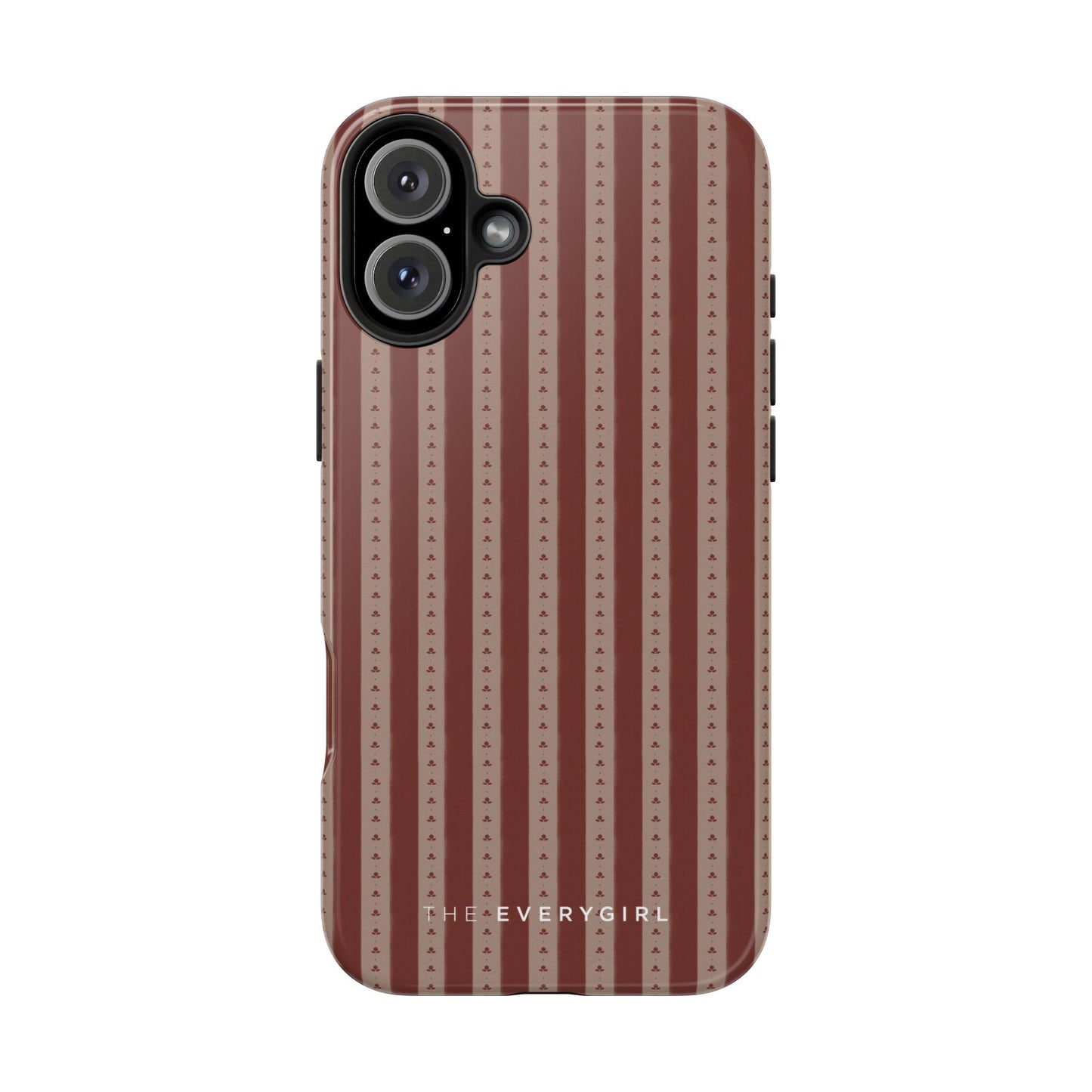 Muted Red Stripe IPhone Case