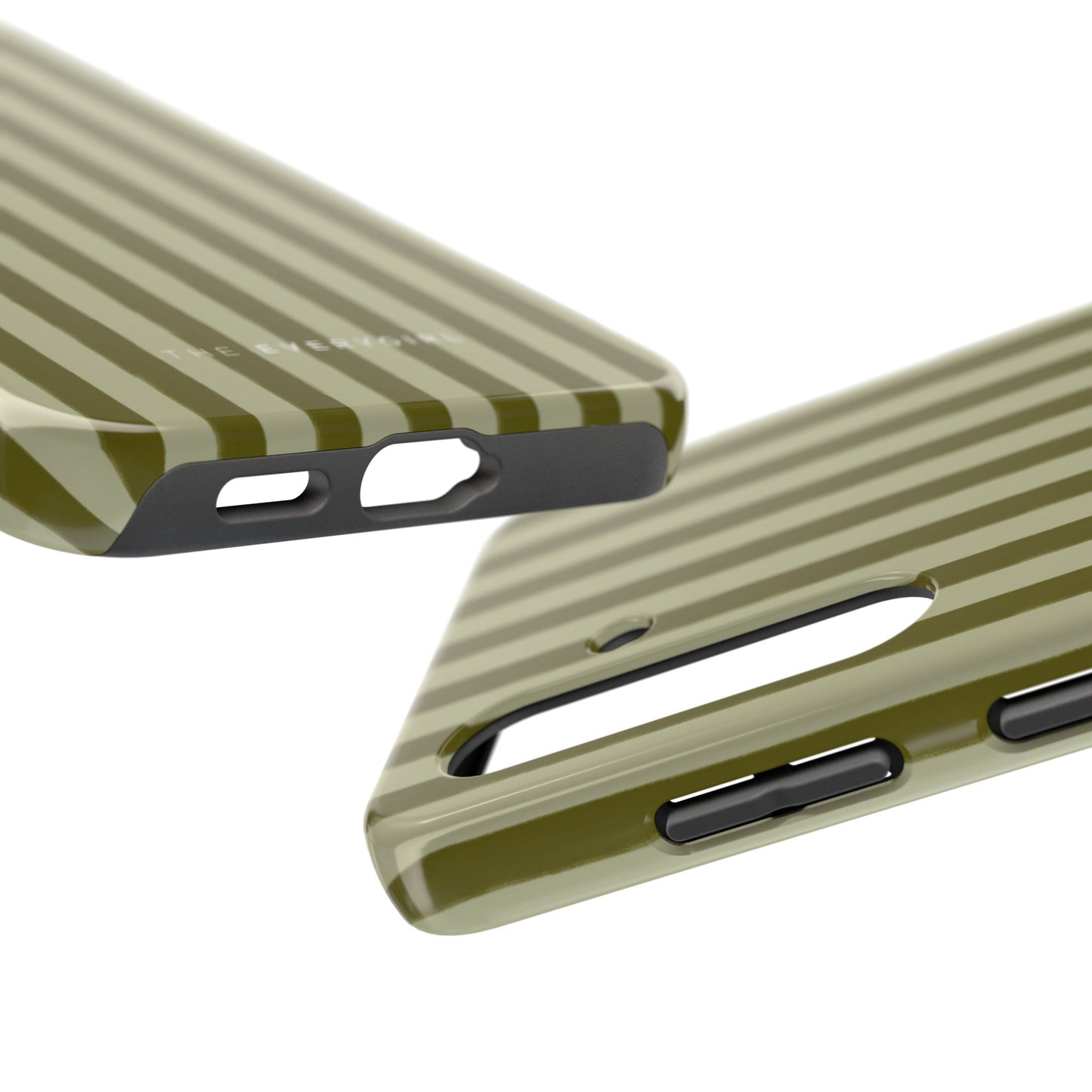 Tone on Tone Green Stripes IPhone Case