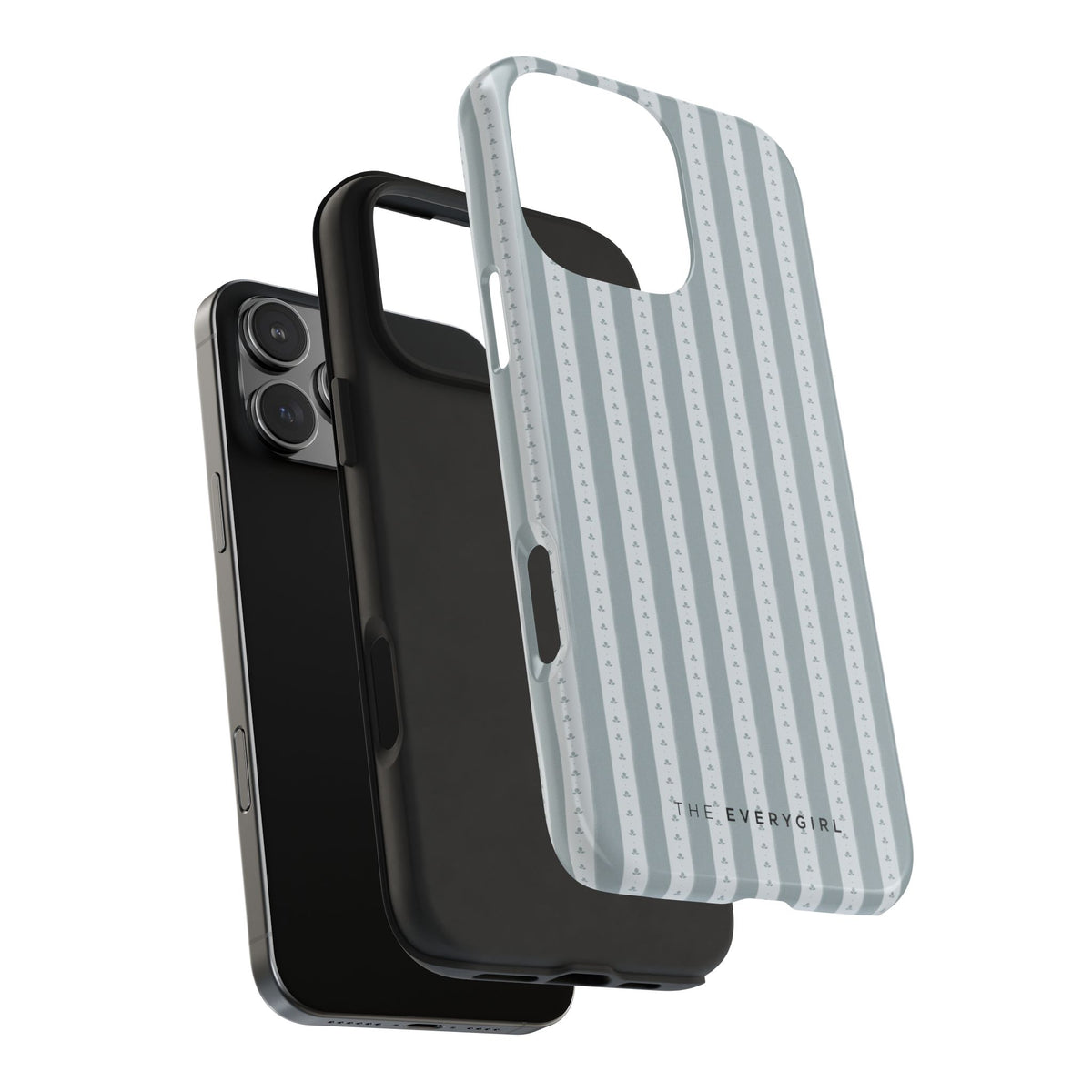 Muted Blue Stripe IPhone Case