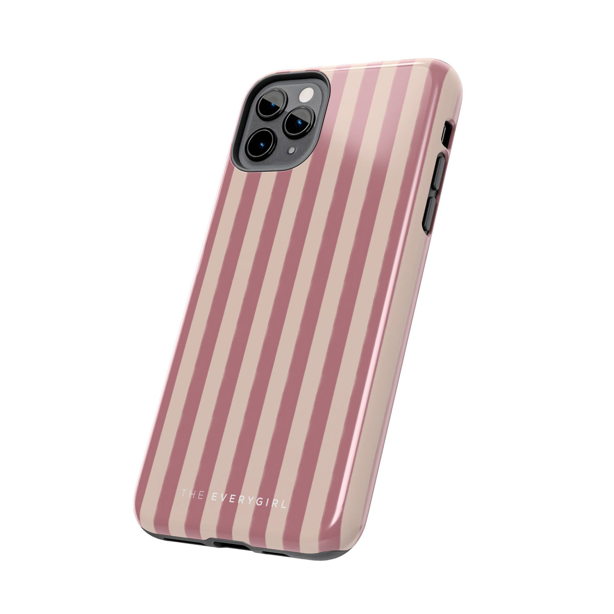 Tone on Tone Pink Stripes IPhone Case