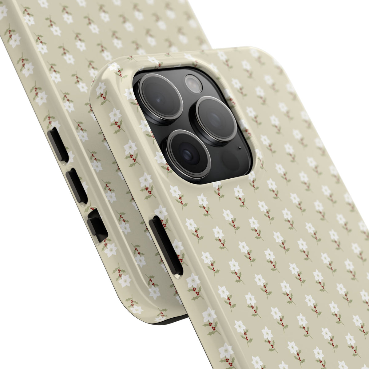 Neutral Tiny Flowers IPhone Case