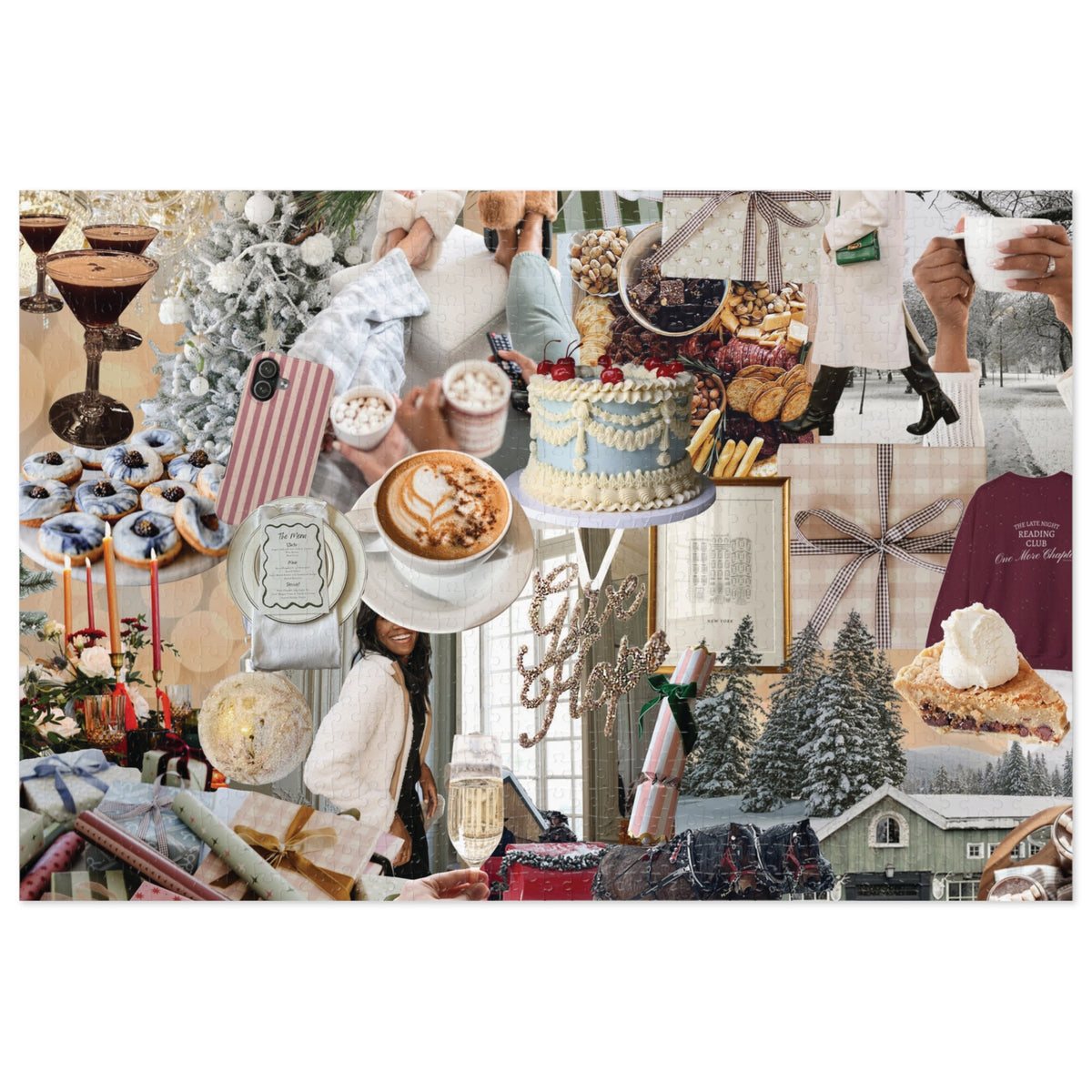 Everygirl Holiday Collage Puzzle