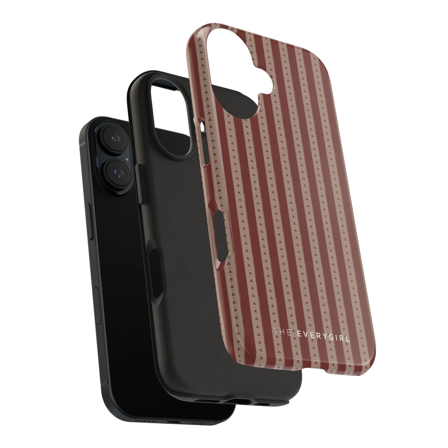 Muted Red Stripe IPhone Case