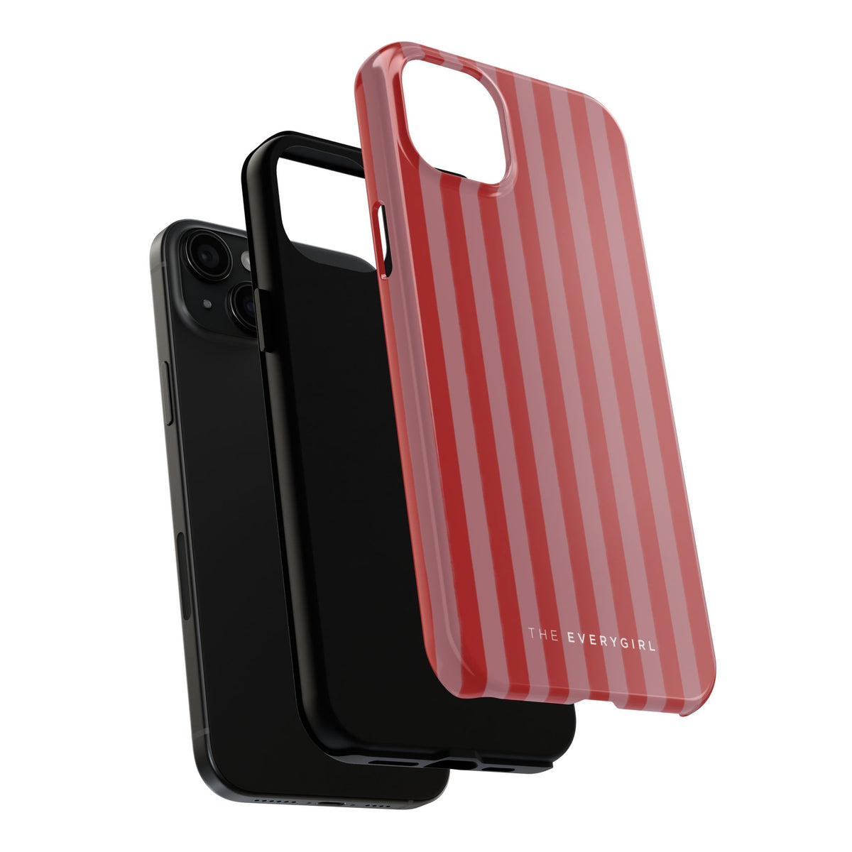 Red & Pink Stripes IPhone Case