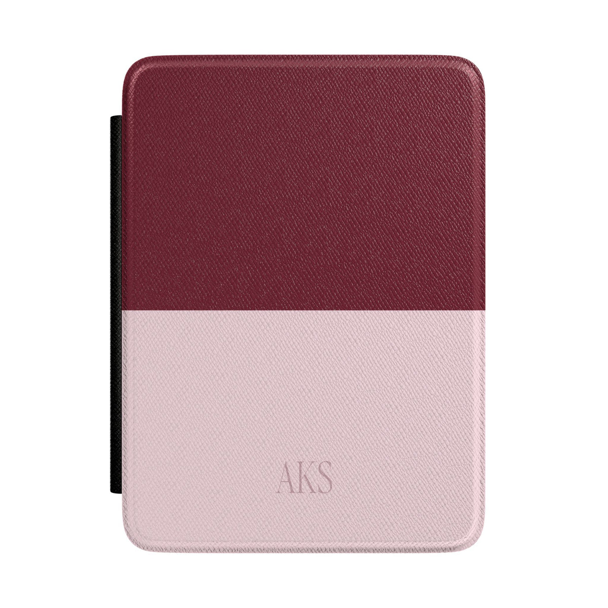 Personalized Colorblock Pink Kindle Case