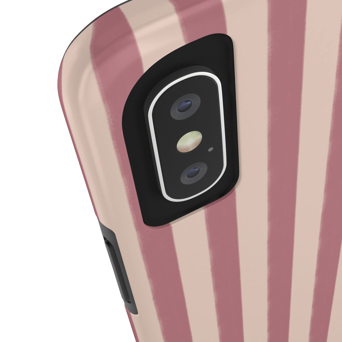 Tone on Tone Pink Stripes IPhone Case