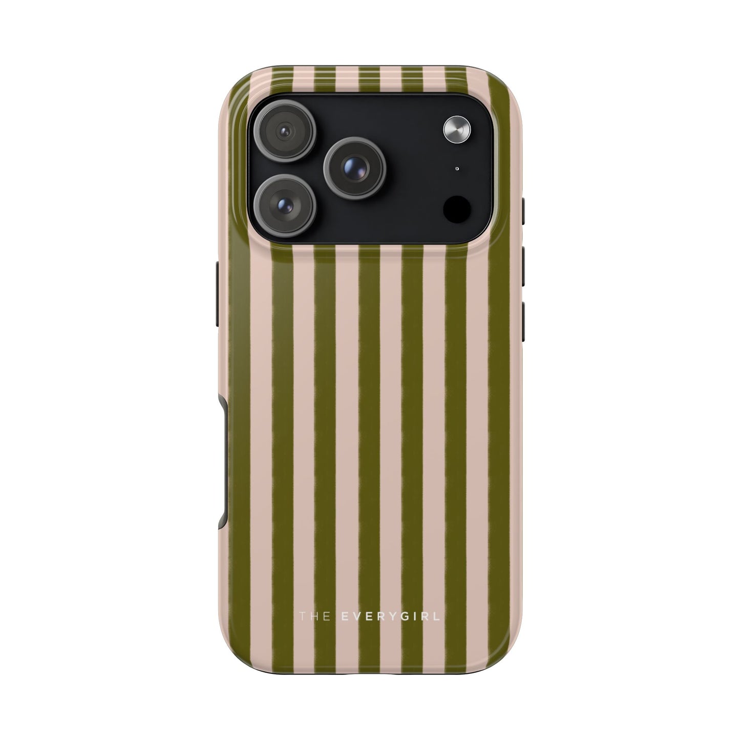 Green & Pink Stripes IPhone Case