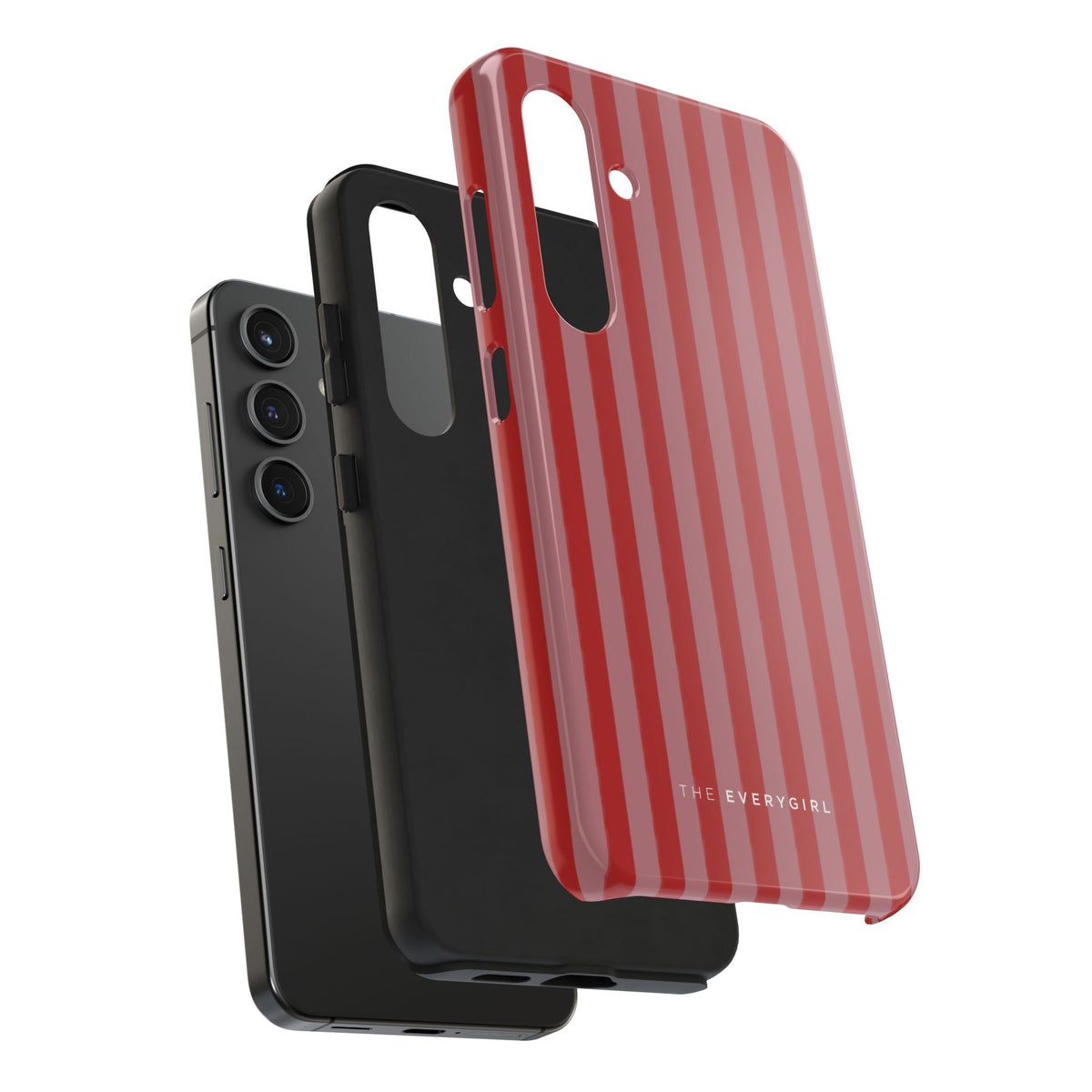 Red & Pink Stripes IPhone Case