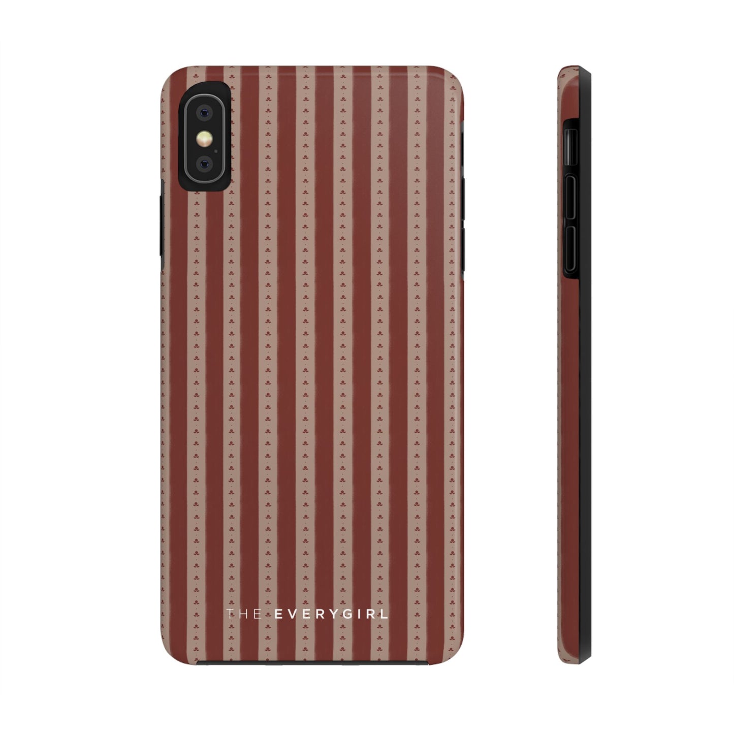 Muted Red Stripe IPhone Case