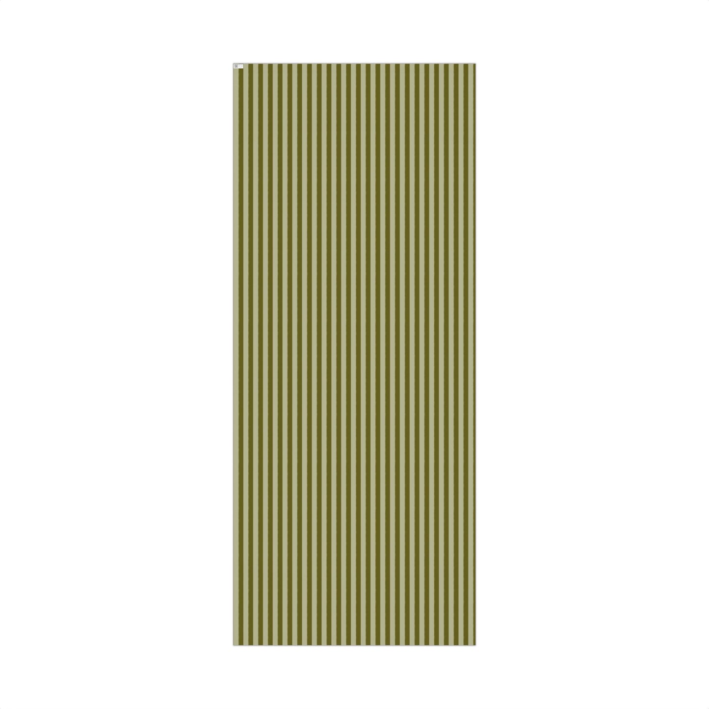 Green Stripe Gift Wrapping Paper
