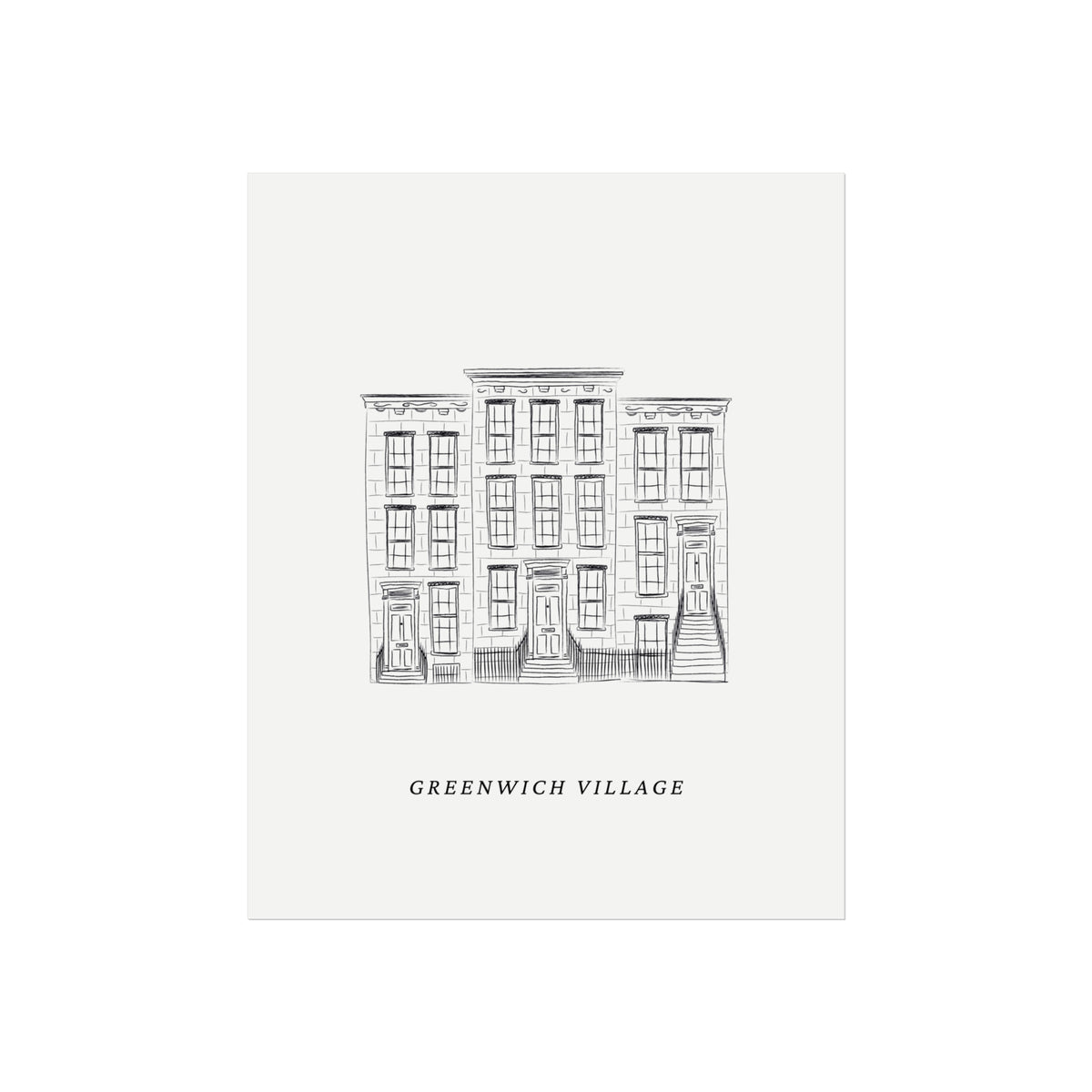 Greenwich Village NYC Print