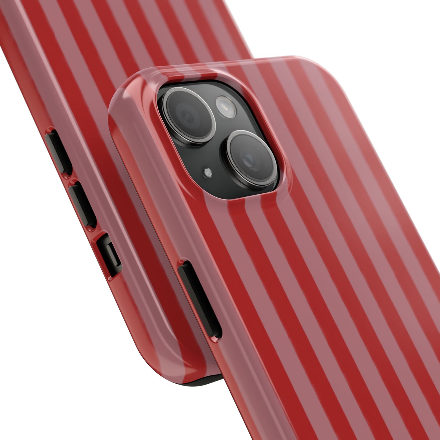 Red & Pink Stripes IPhone Case