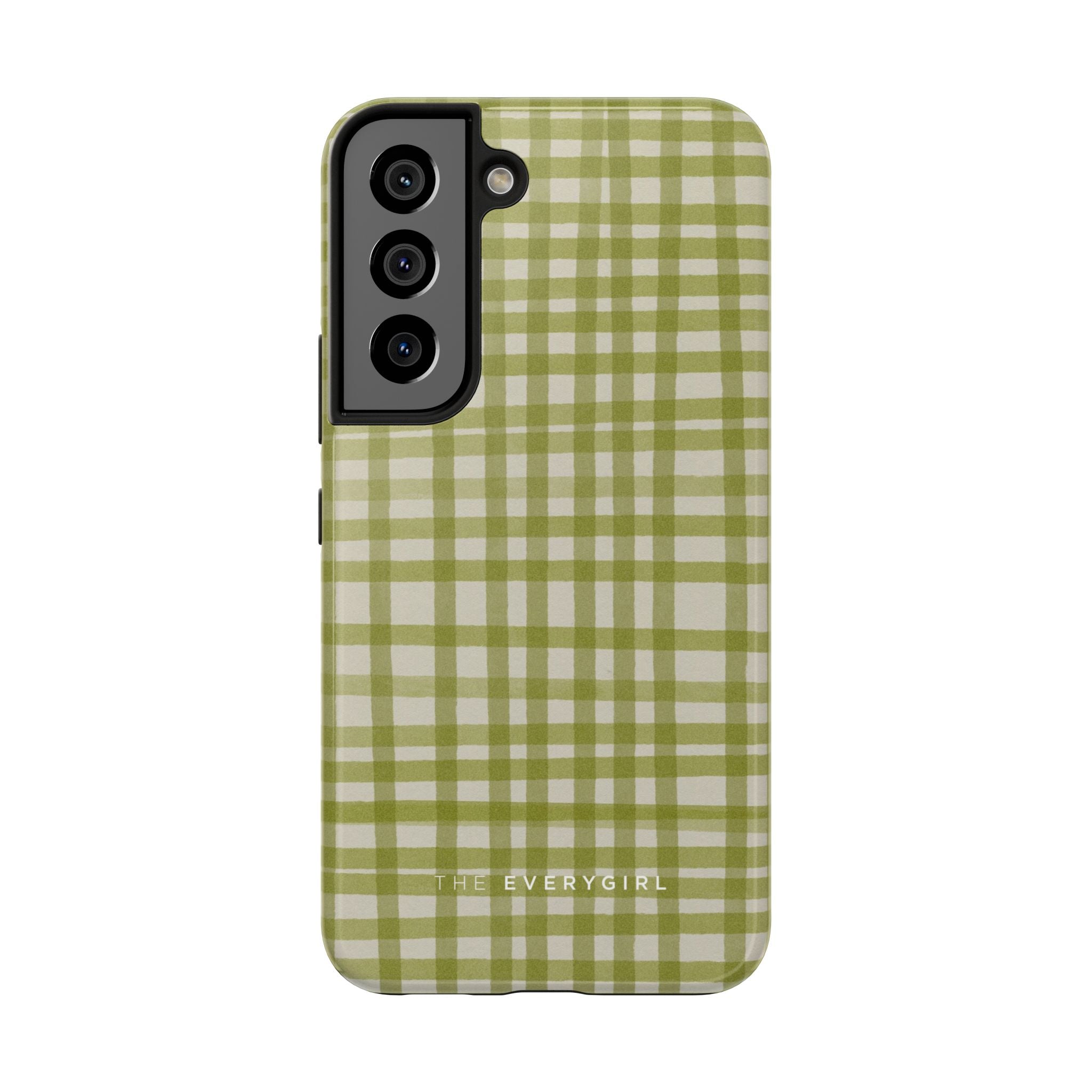 Green Gingham Phone Case
