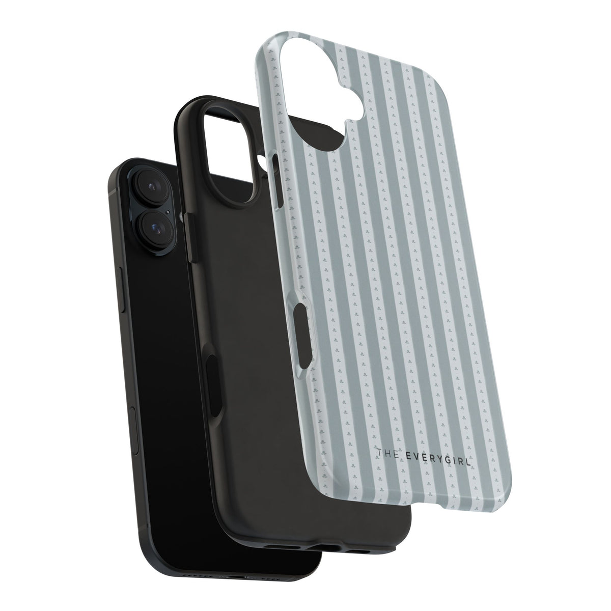 Muted Blue Stripe IPhone Case
