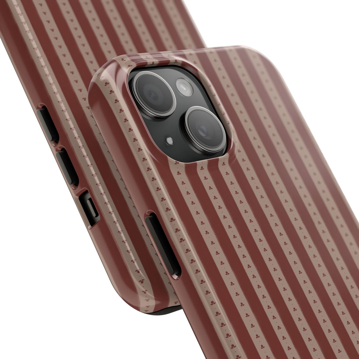 Muted Red Stripe IPhone Case