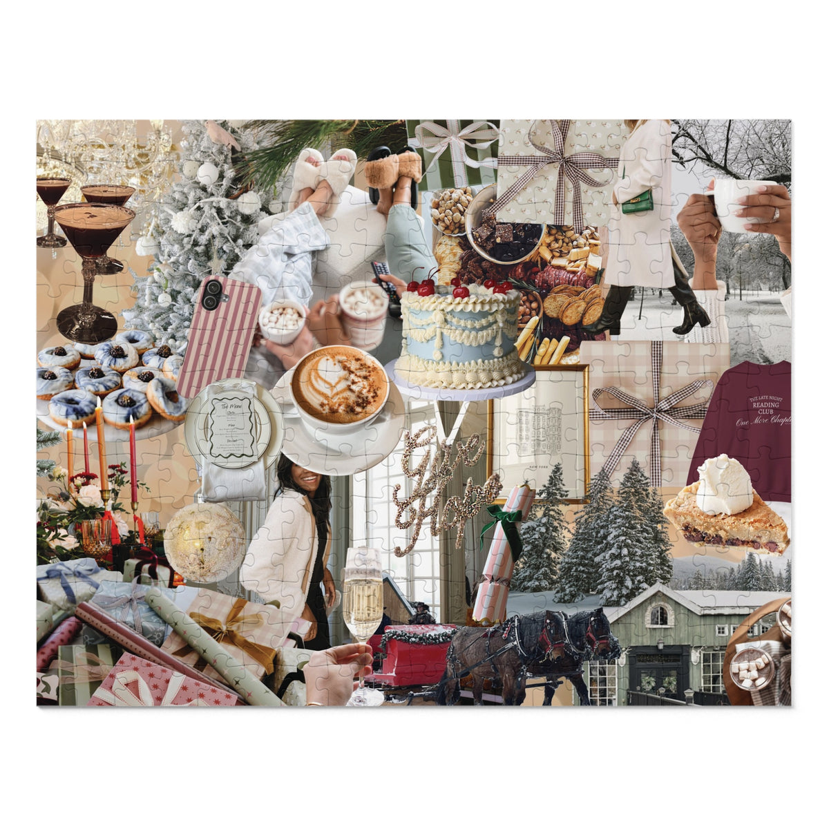 Everygirl Holiday Collage Puzzle