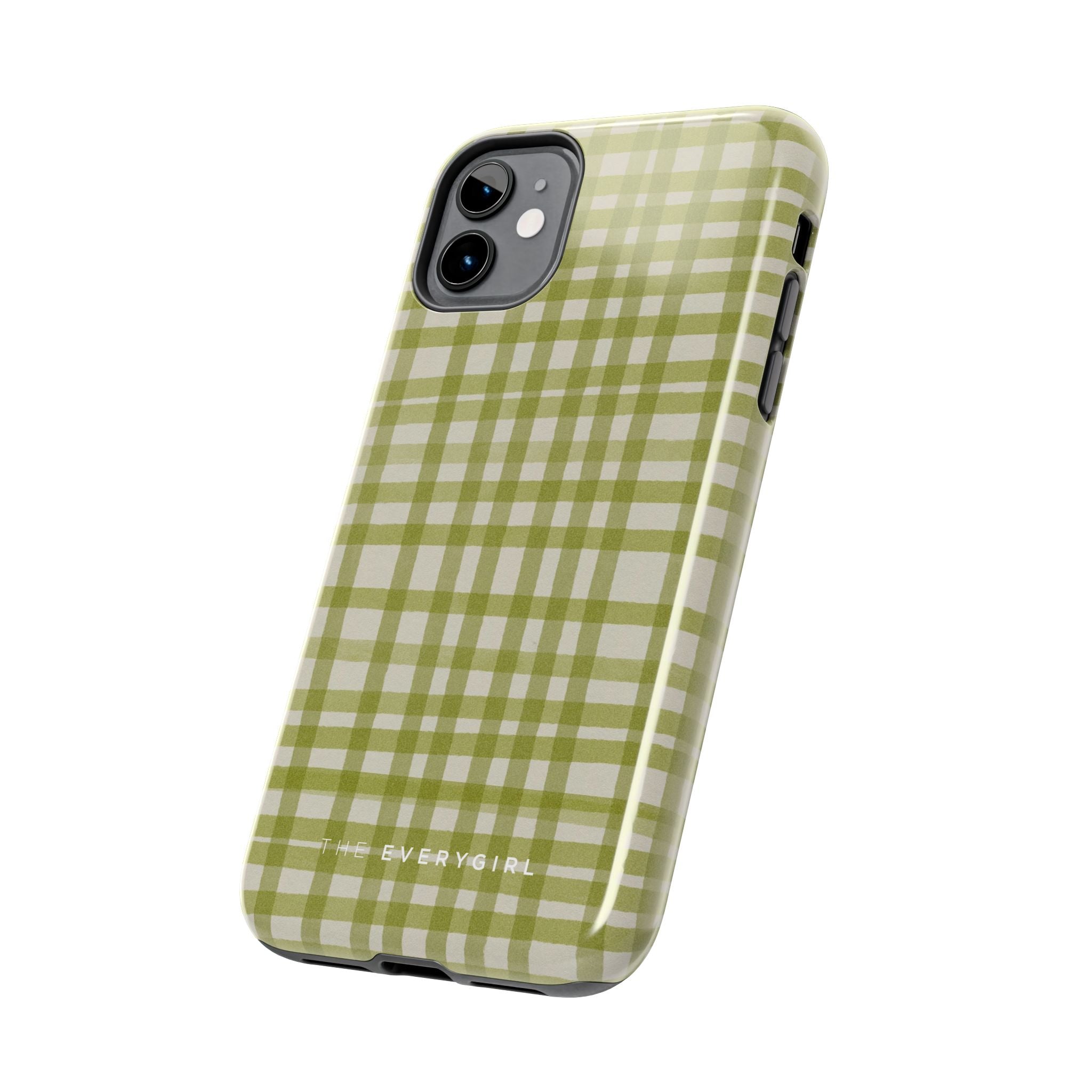 Green Gingham Phone Case