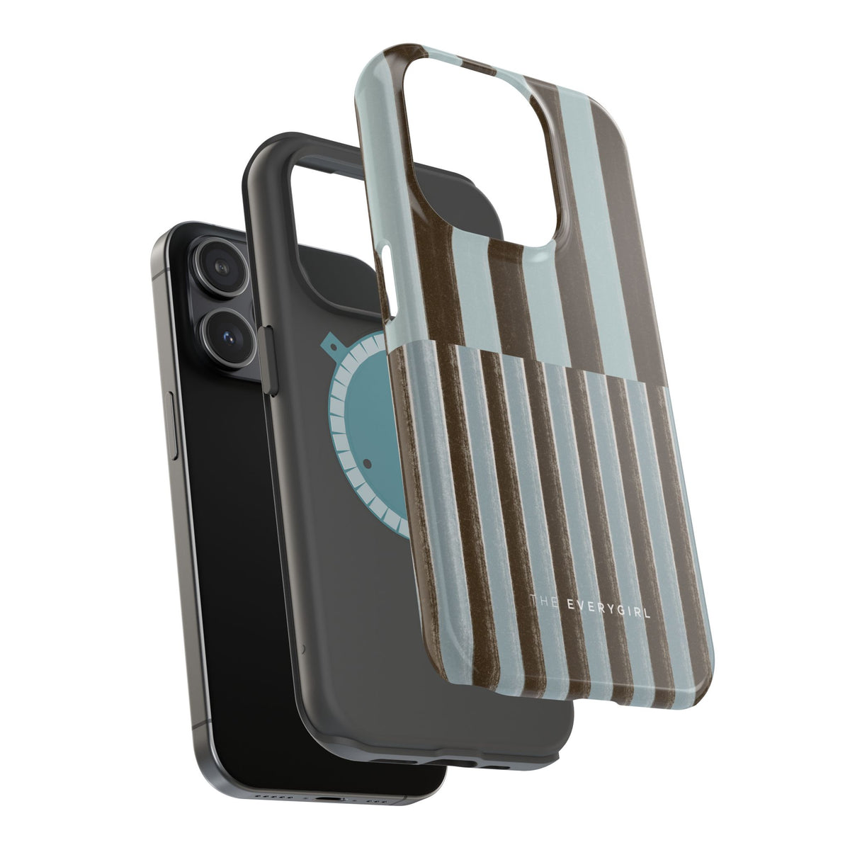 Blue & Brown Contrast Phone Case