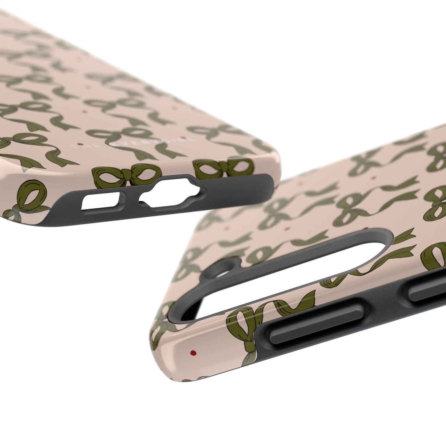 Pink & Green Bows IPhone Case