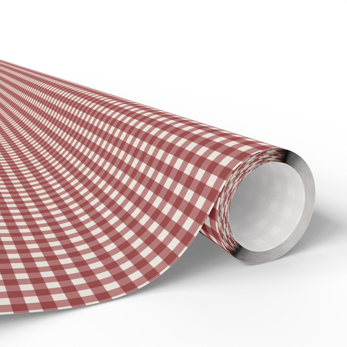 Red Gingham Wrapping Paper