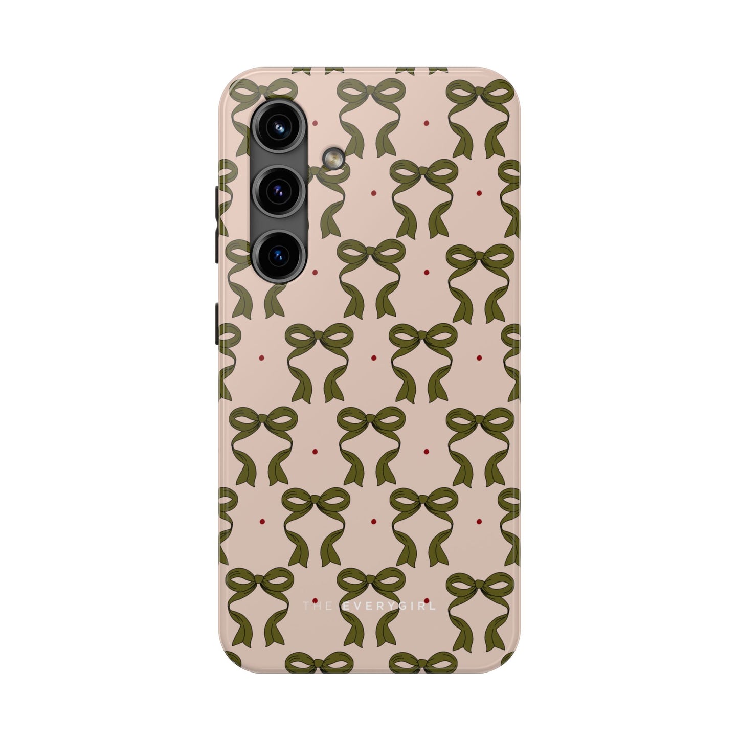 Pink & Green Bows IPhone Case