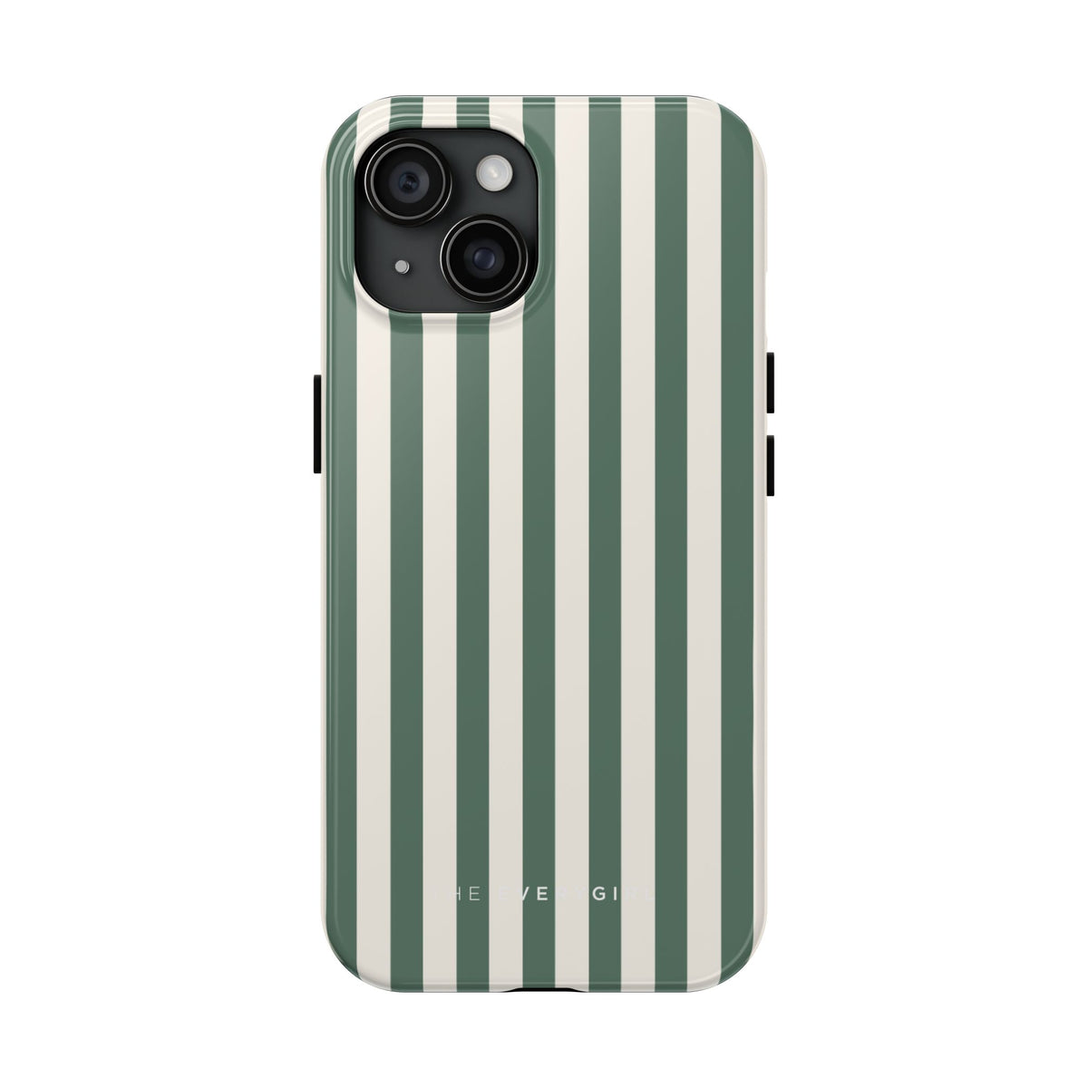 Green Cabana Stripe Phone Case