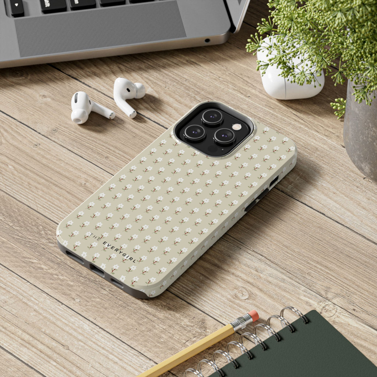 Neutral Tiny Flowers IPhone Case