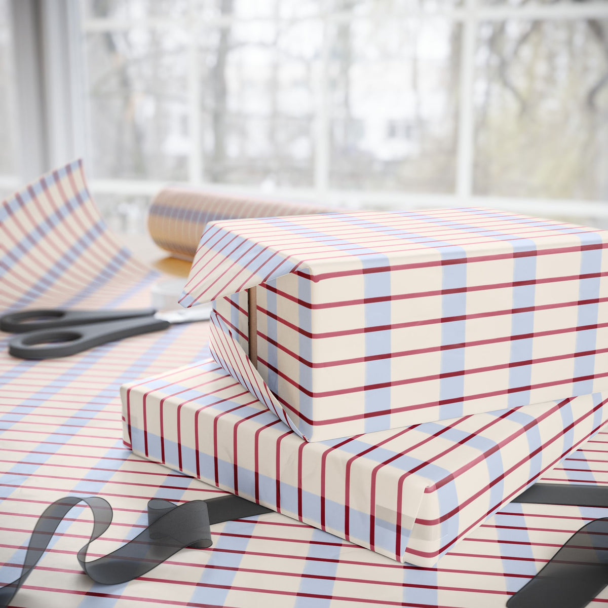 Preppy Stripe Wrapping Paper
