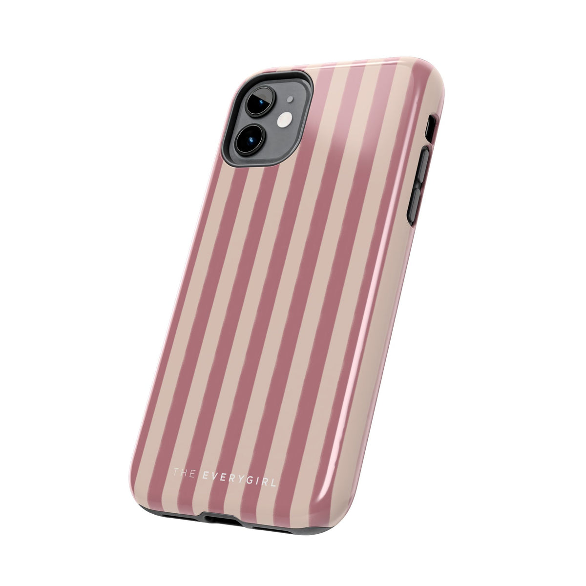 Tone on Tone Pink Stripes IPhone Case