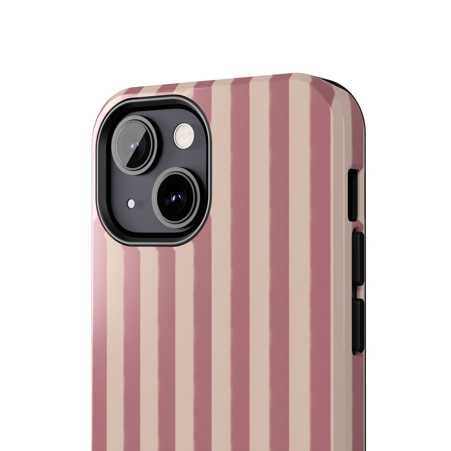 Tone on Tone Pink Stripes IPhone Case
