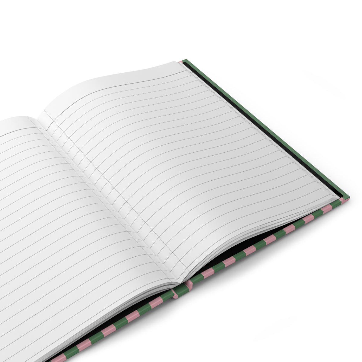 Pink & Green Stripped Journal