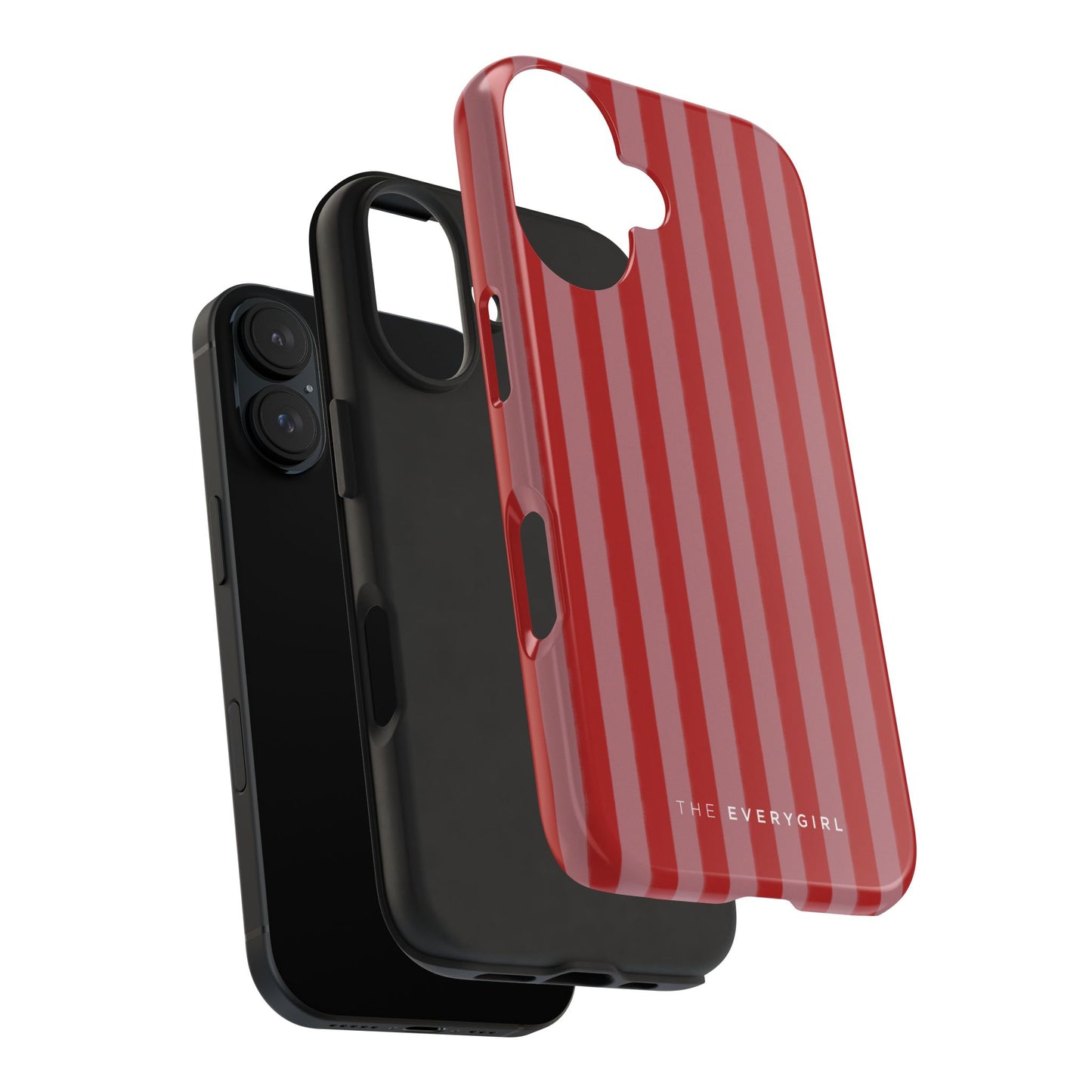 Red & Pink Stripes IPhone Case