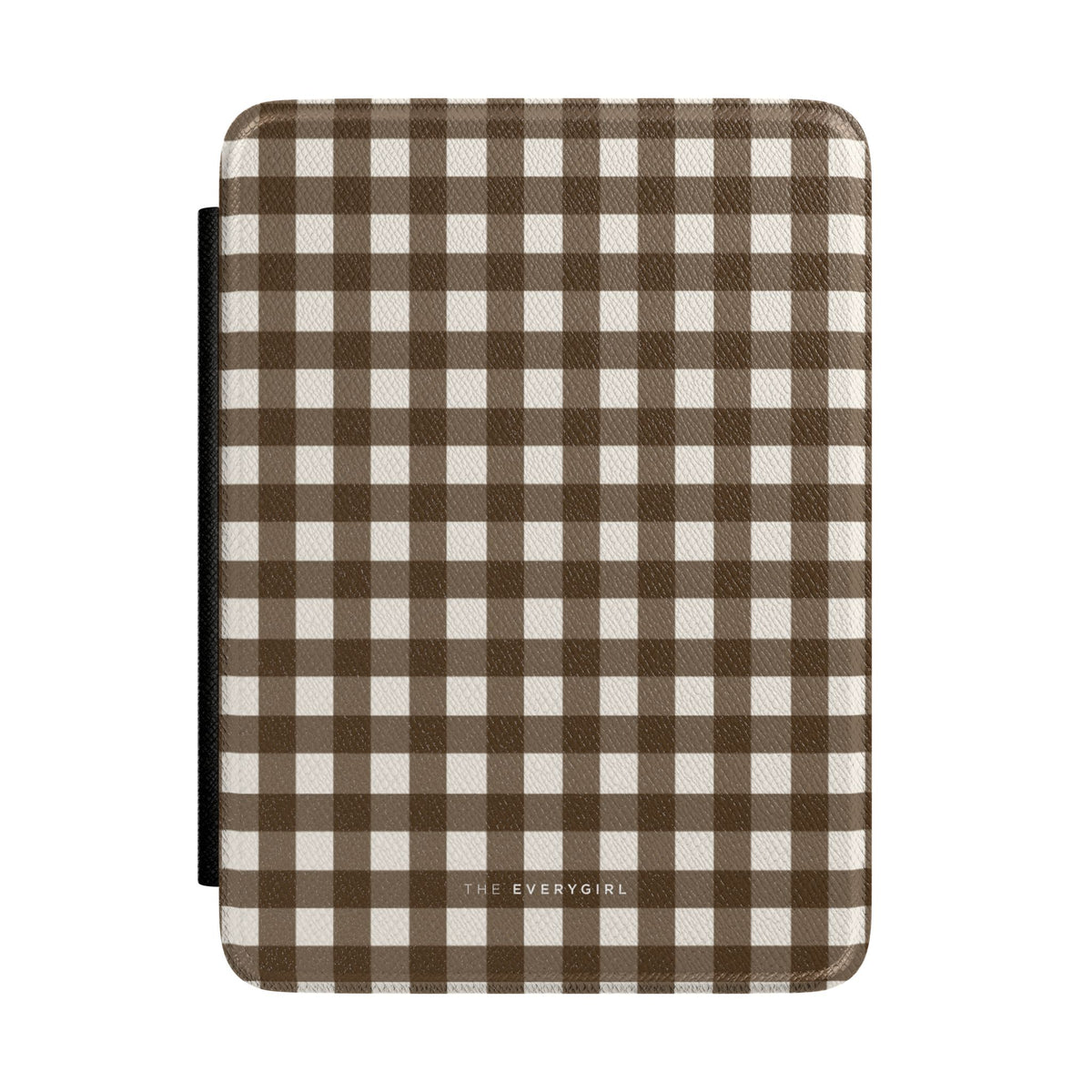 Brown Gingham Kindle Case