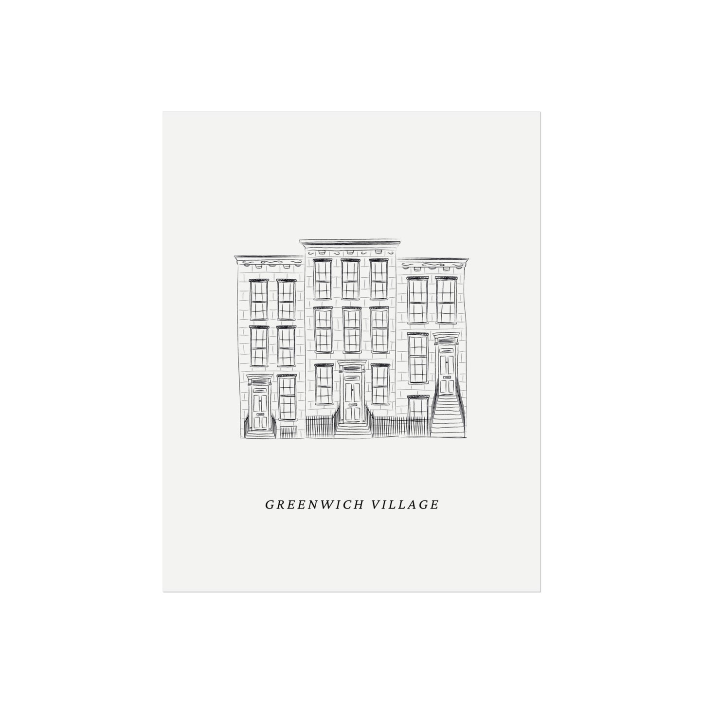 Greenwich Village NYC Print