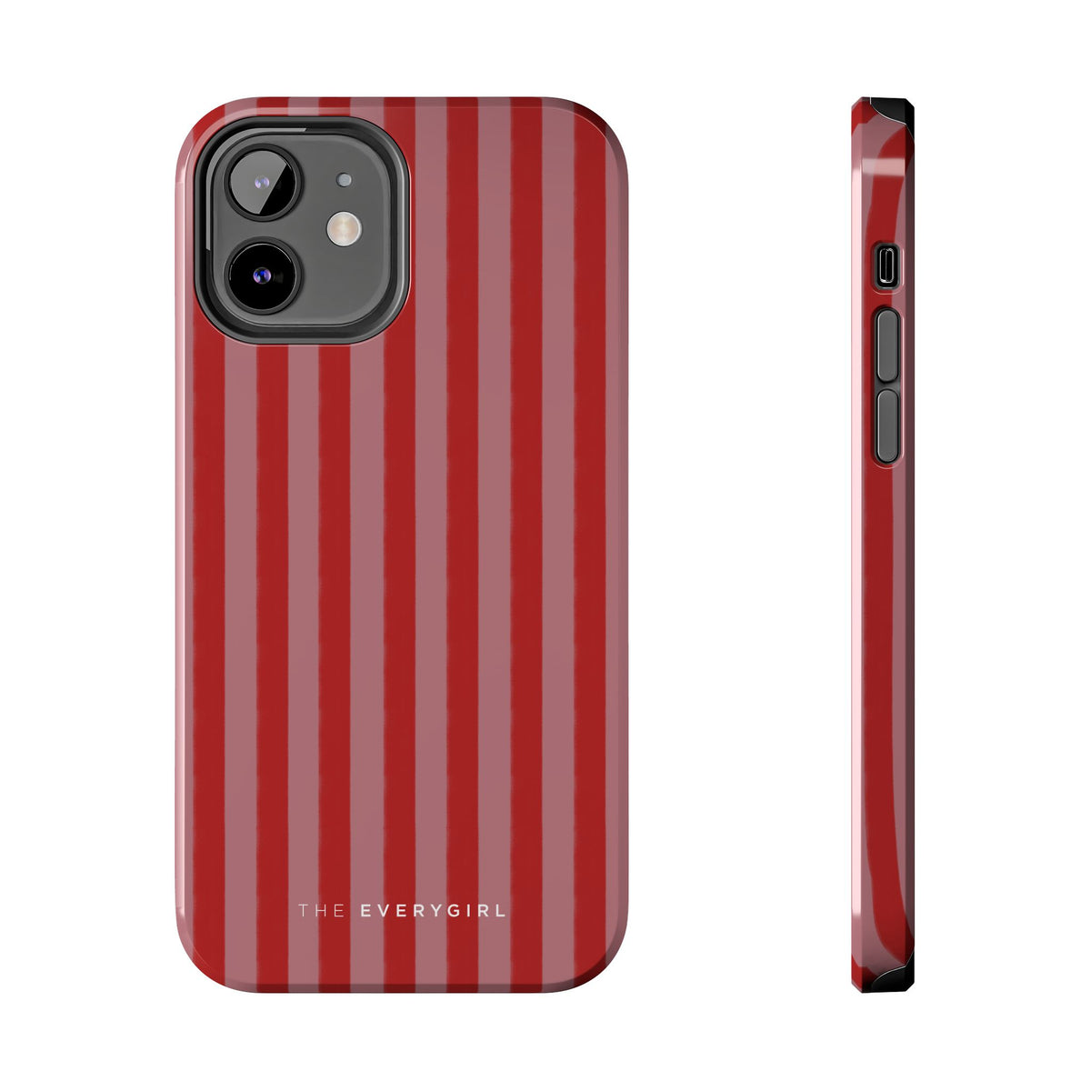 Red & Pink Stripes IPhone Case