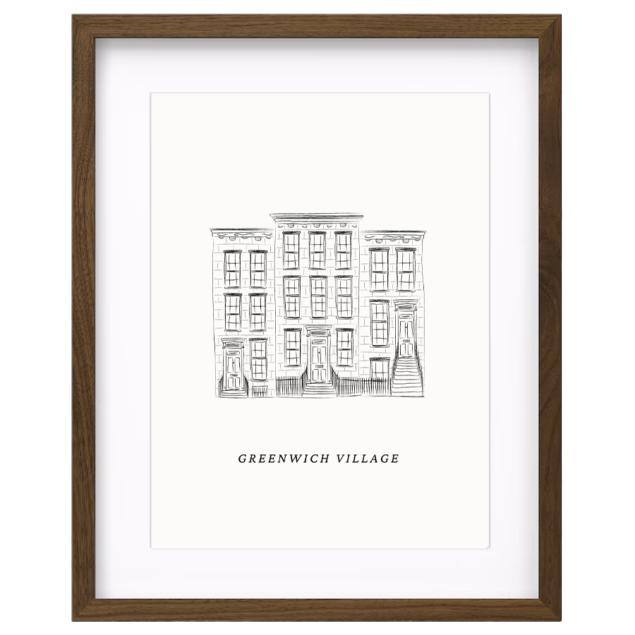 Greenwich Village NYC Print