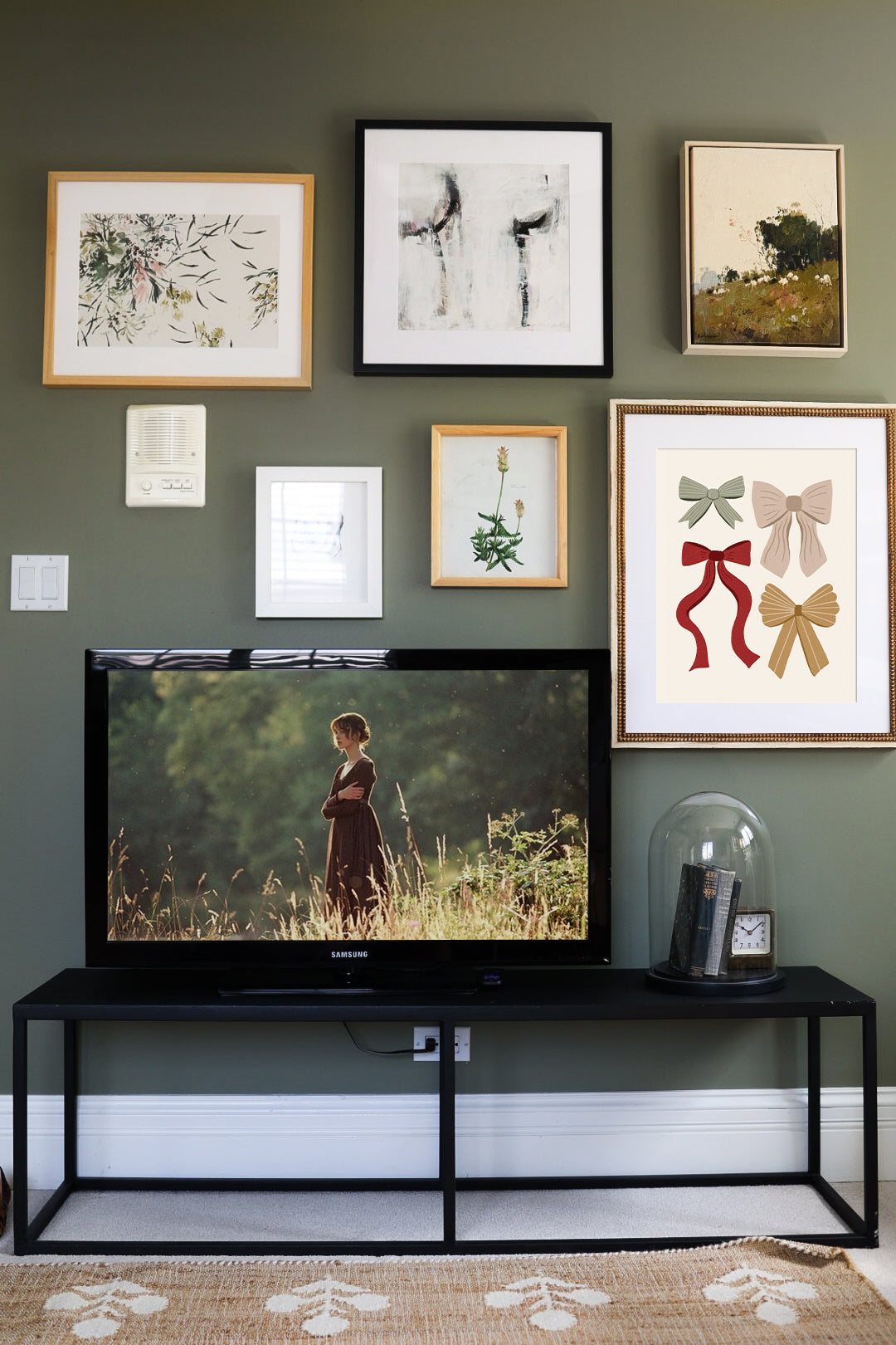 Holiday Bows Wall Art Print