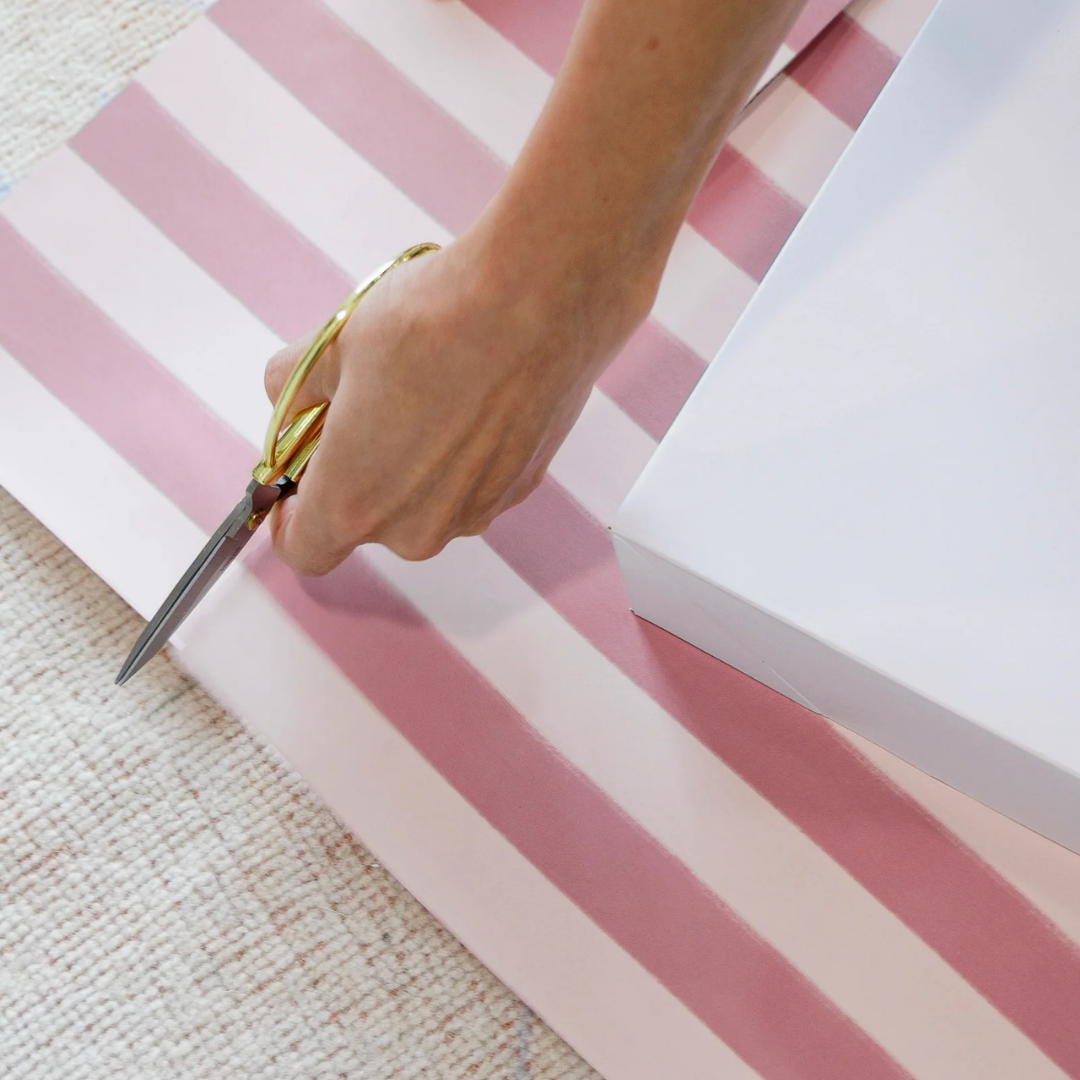 Pink Stripe Gift Wrapping Paper Roll