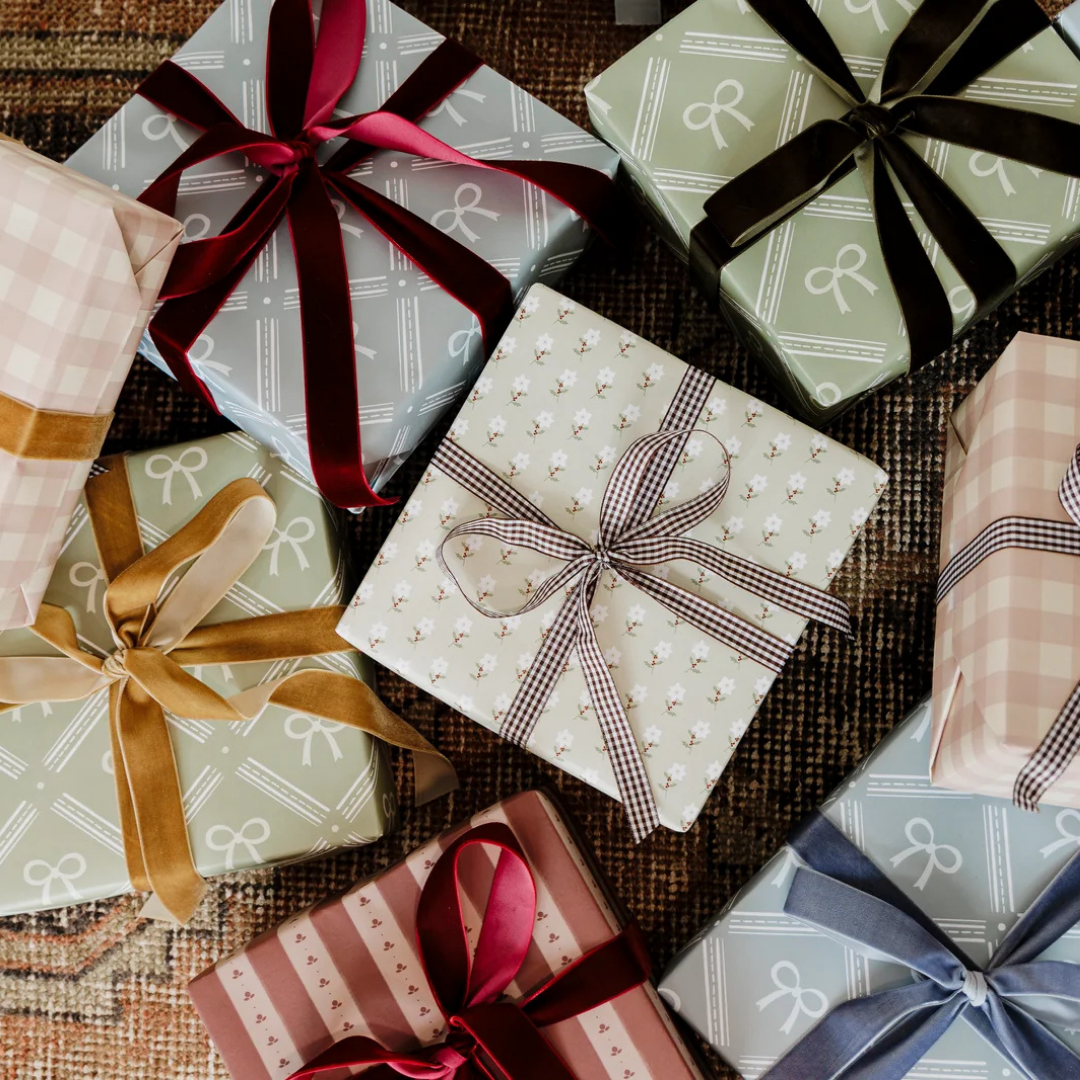 Neutral Tiny Flowers Gift Wrapping Paper