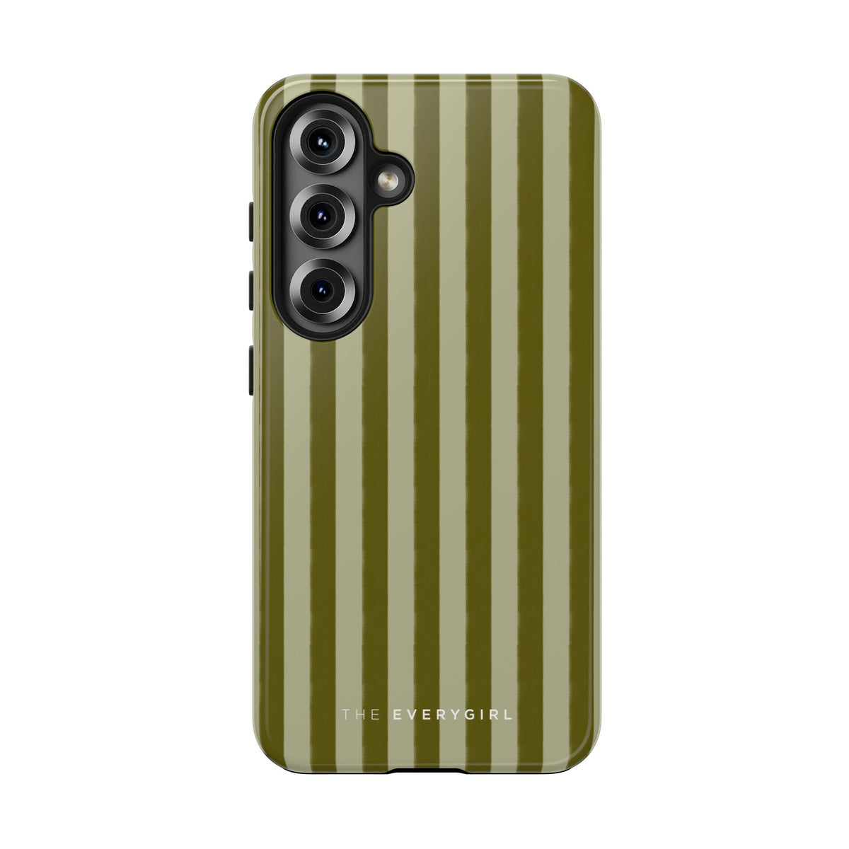 Tone on Tone Green Stripes IPhone Case