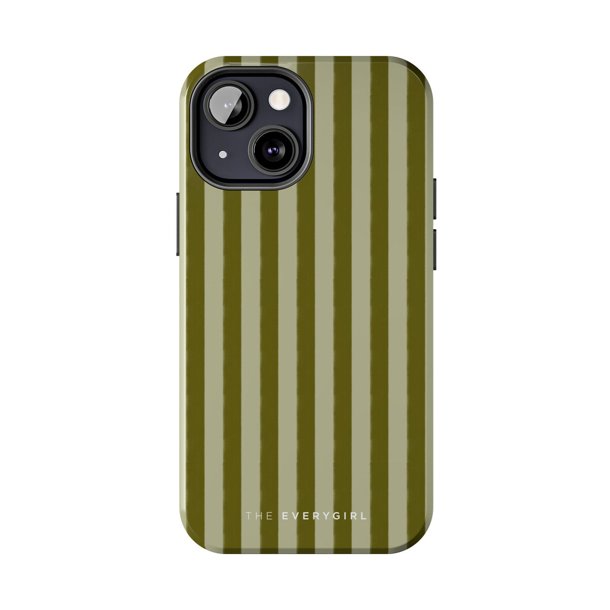 Tone on Tone Green Stripes IPhone Case