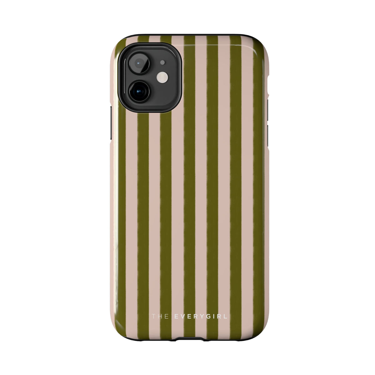 Green & Pink Stripes IPhone Case