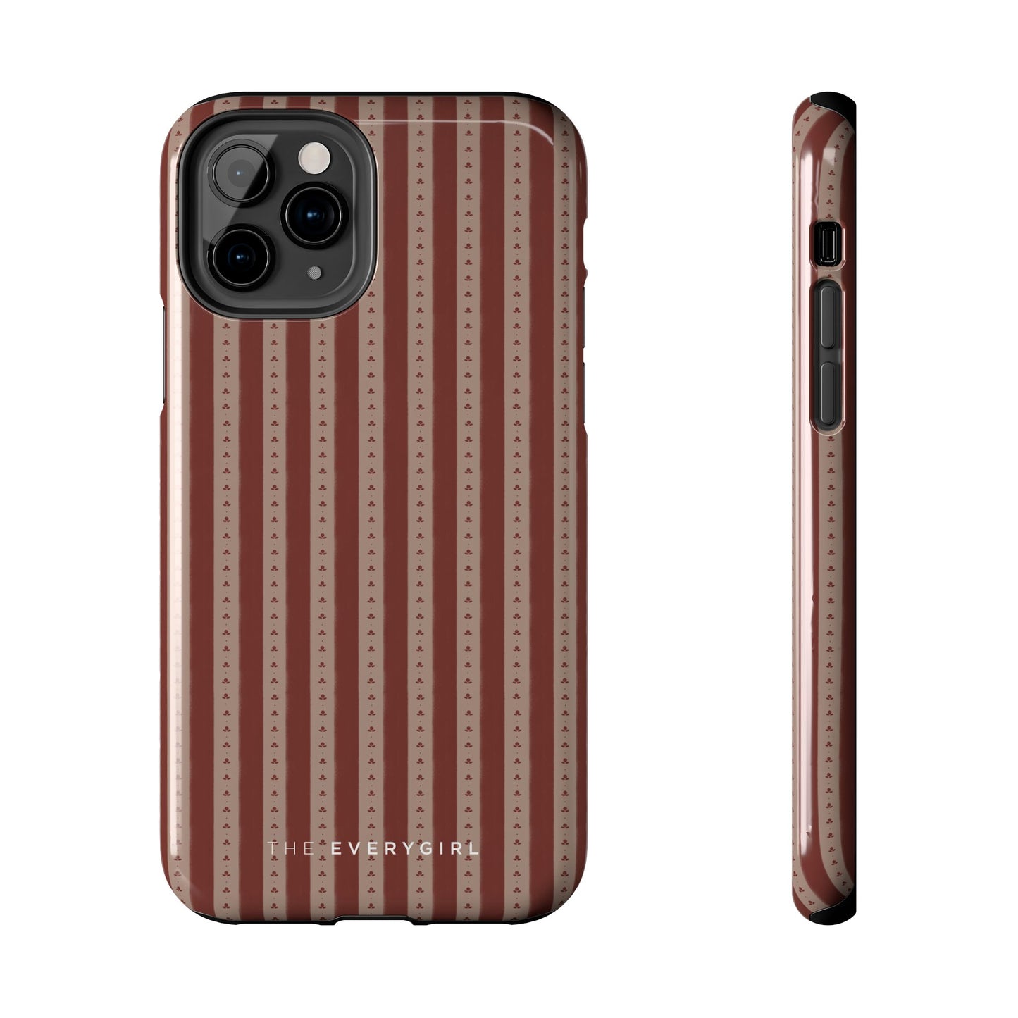 Muted Red Stripe IPhone Case