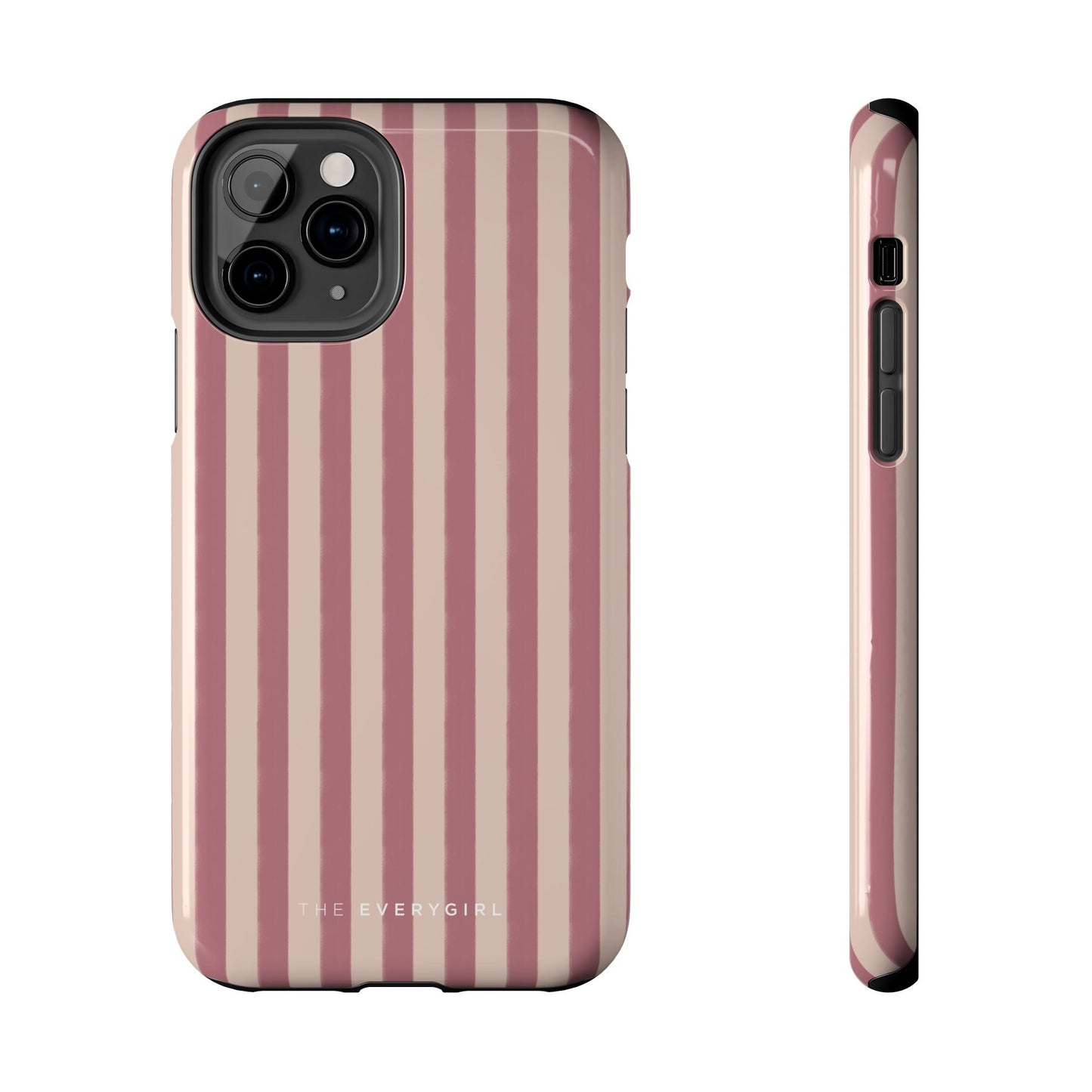 Tone on Tone Pink Stripes IPhone Case
