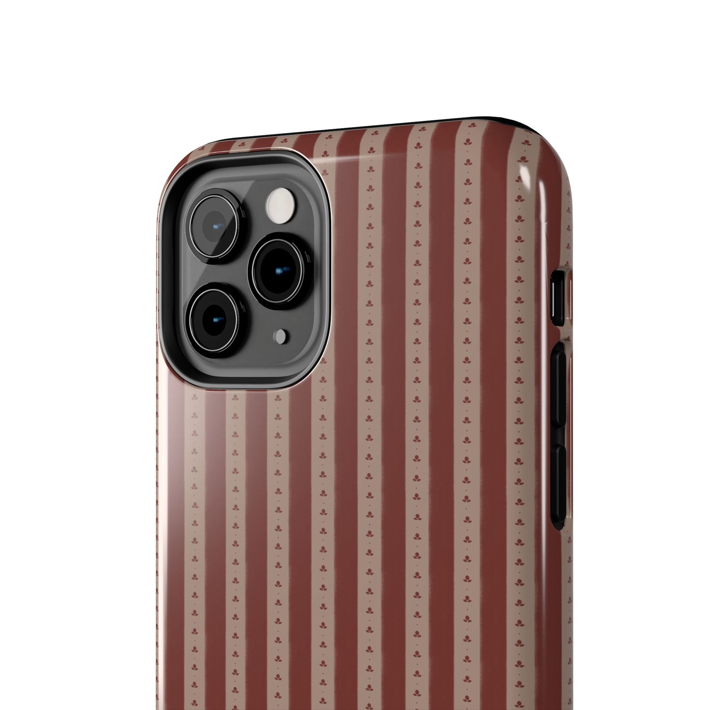 Muted Red Stripe IPhone Case