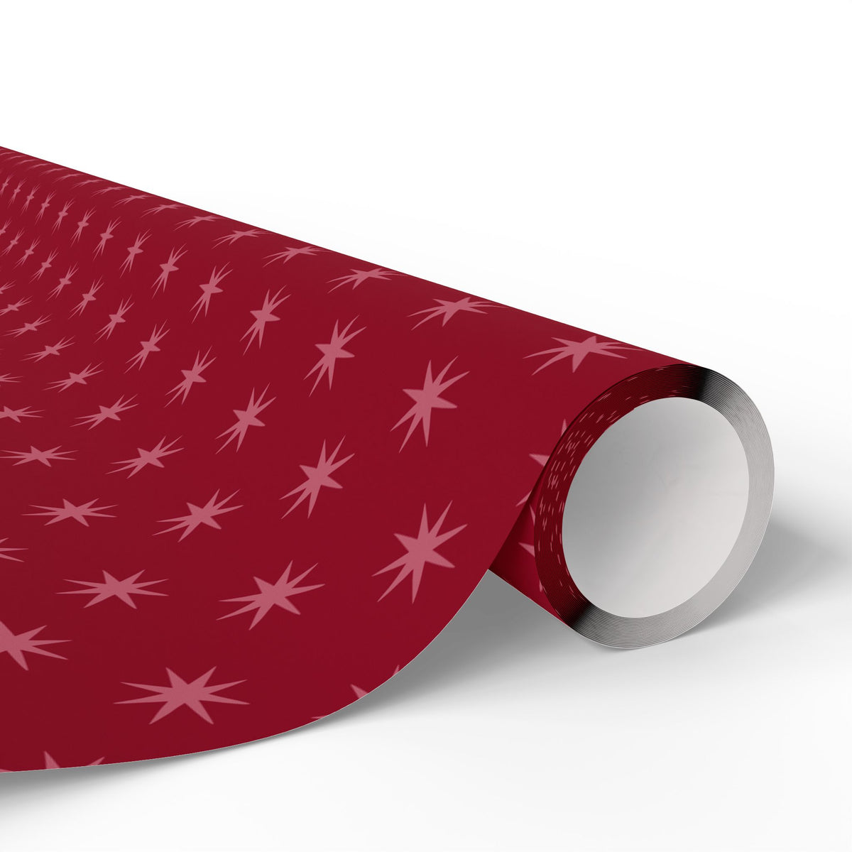 Red & Pink Stars Wrapping Paper